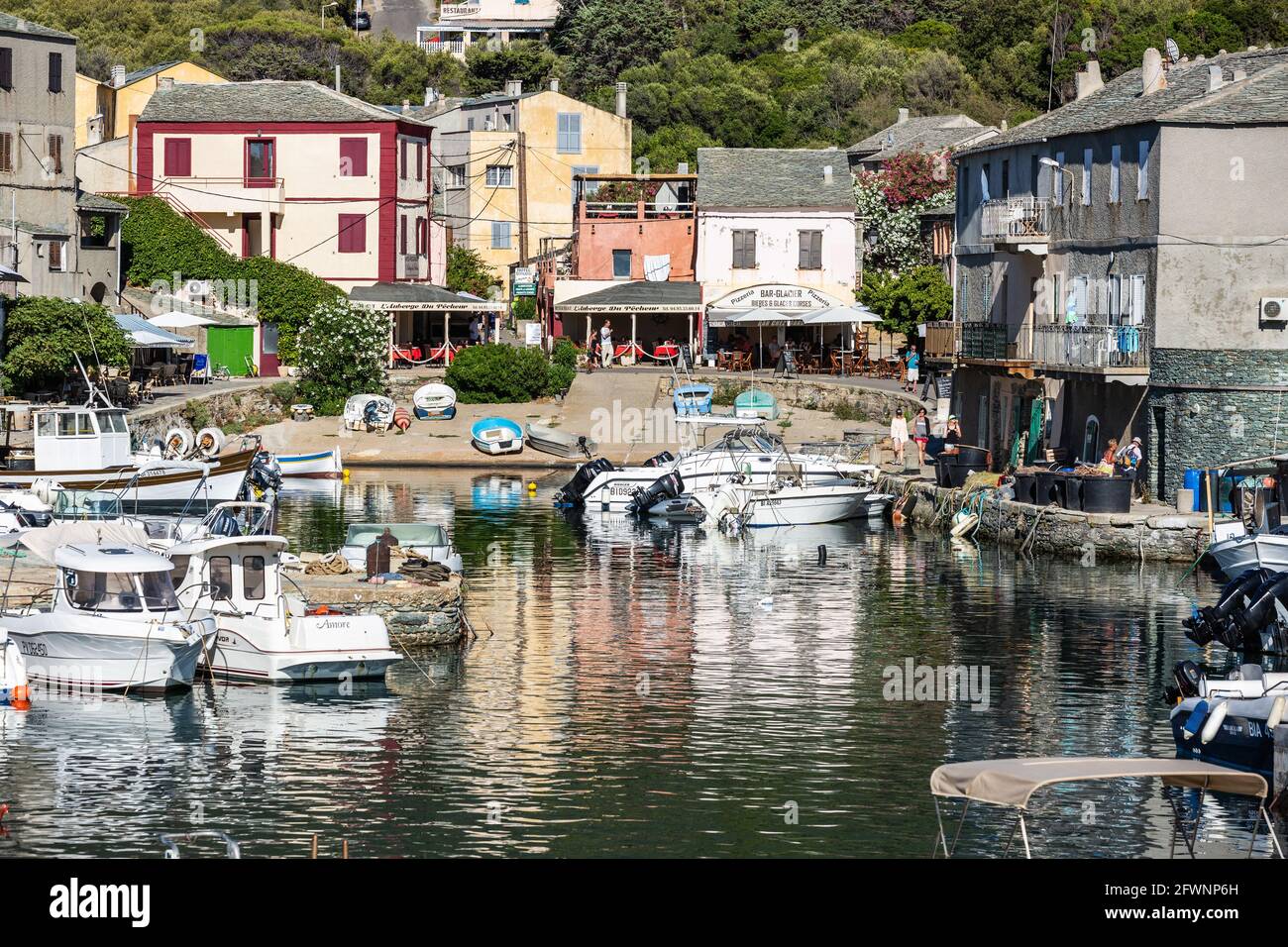 Marina of Centuri, Corsica Stock Photo