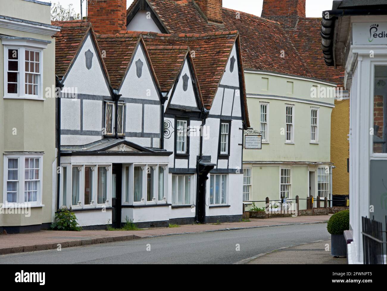 Houses in the village of Dedham, Essex, England UK Stock Photo Alamy