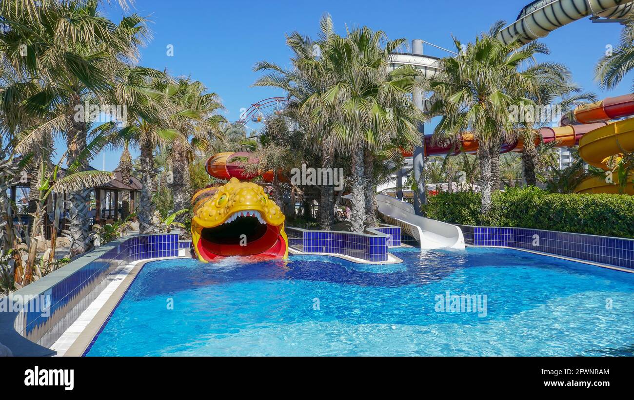 A wonderful holiday in Turkey, Antalya coast Stock Photo