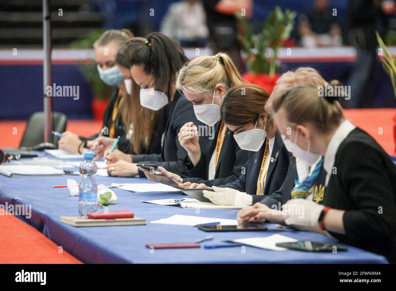 Gymnastics judges hires stock photography and images Alamy