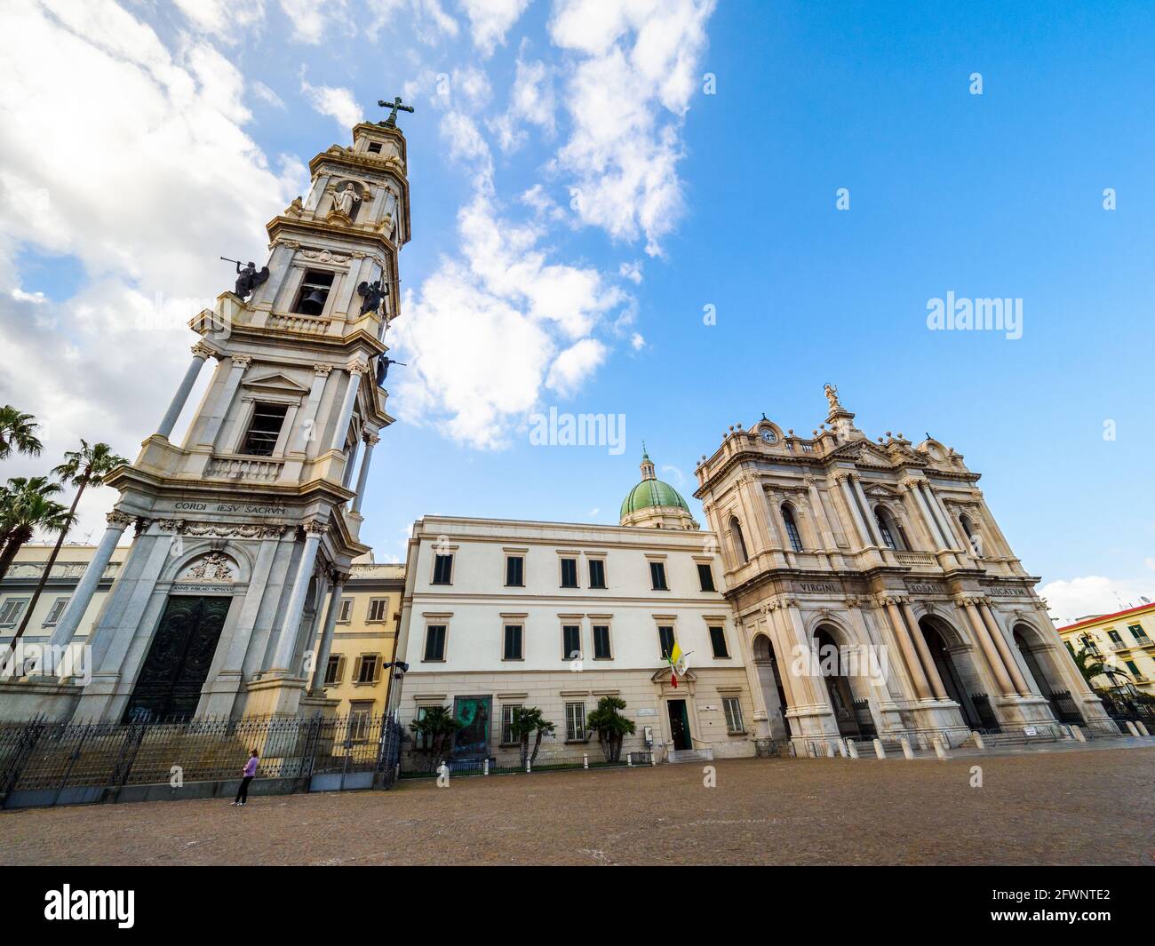 Pontificio Santuario della Beata Vergine del Santo Rosario di Pompei - Campania region, Italy Stock Photo