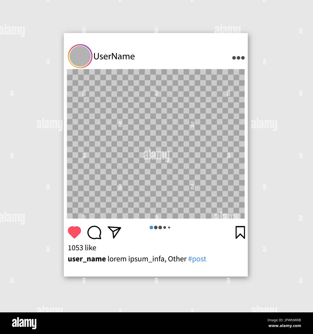 Instagram Template Vector Instagram Template Vector