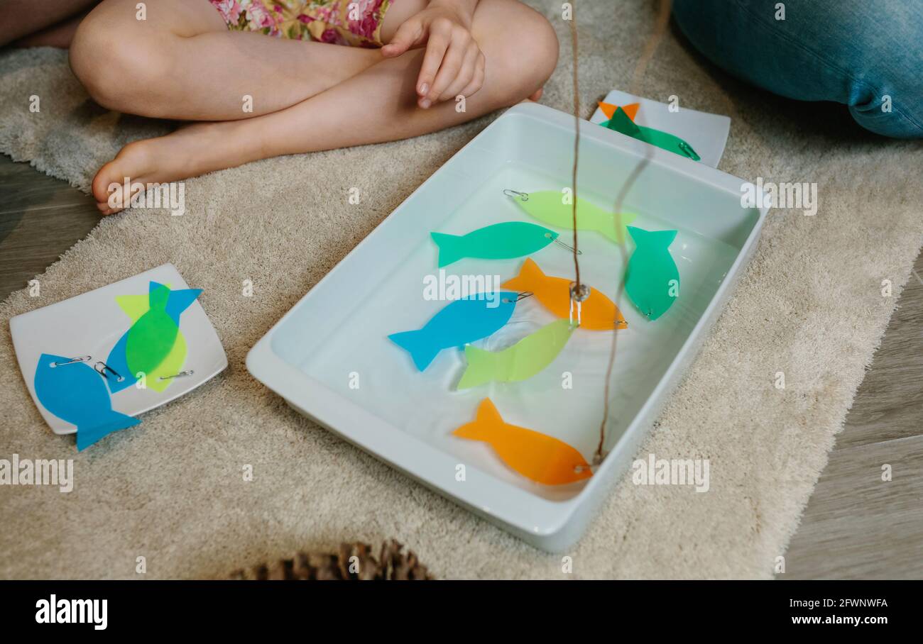 Fishing magnet game hi-res stock photography and images - Alamy