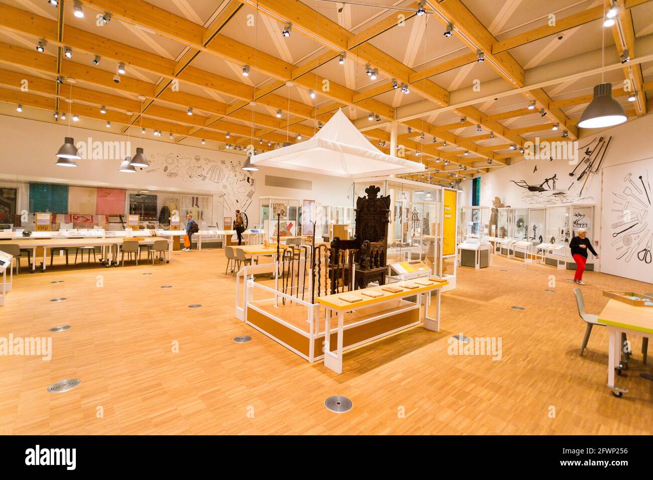 Interior of the Gweithdy 2018 Oriel Clore Gallery at the