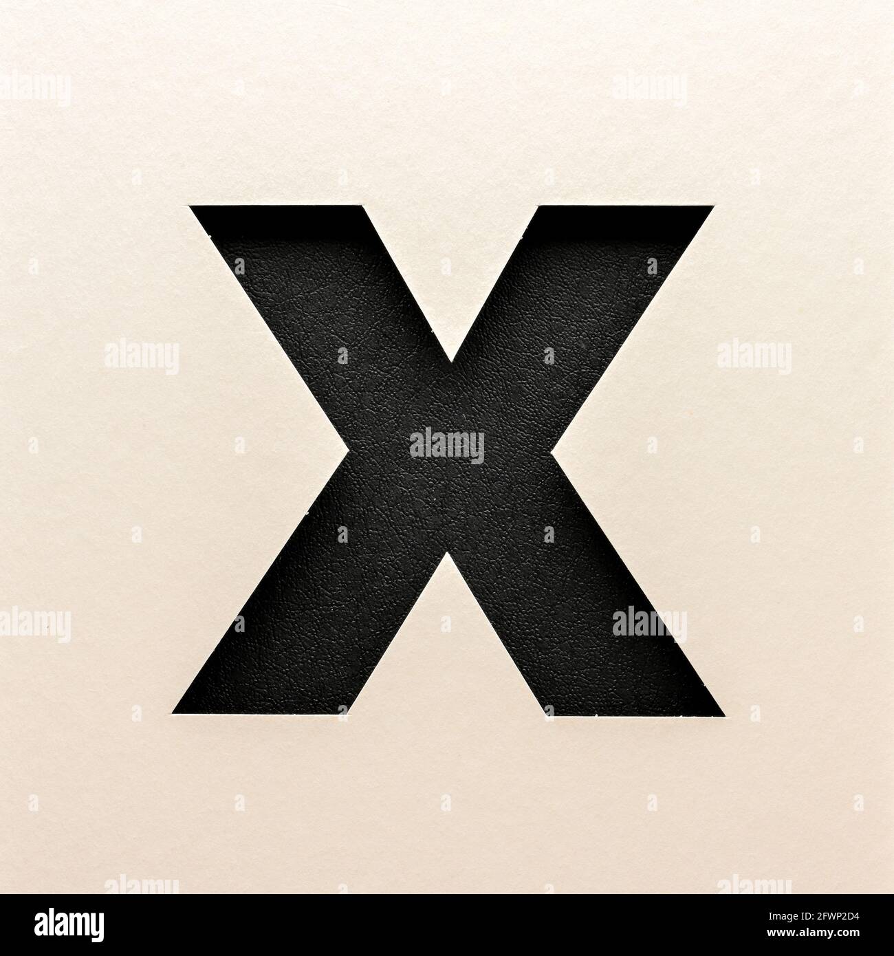X Typography Font Letter Type High Resolution Stock Photography and ...