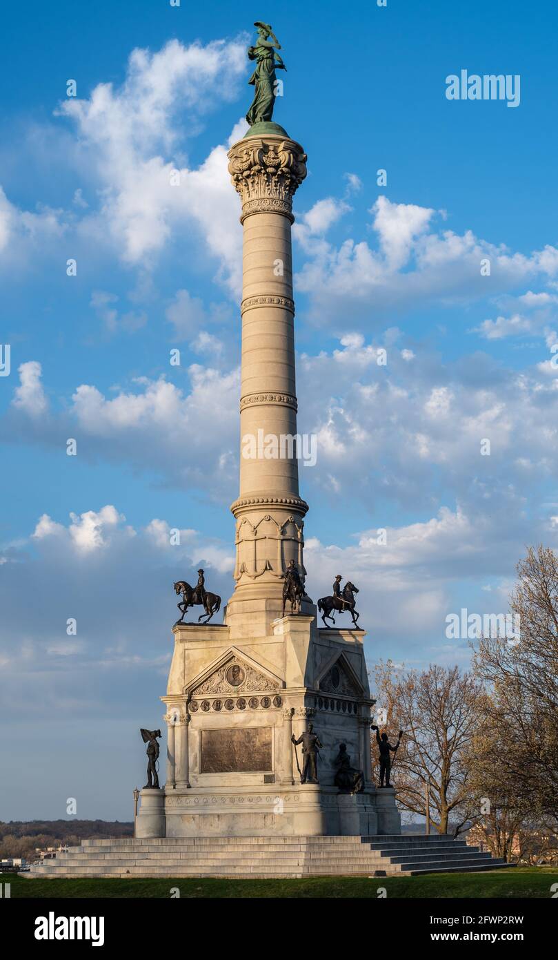 Soldier's and Sailor's Monument in Des Moines, Iowa Stock Photo Alamy