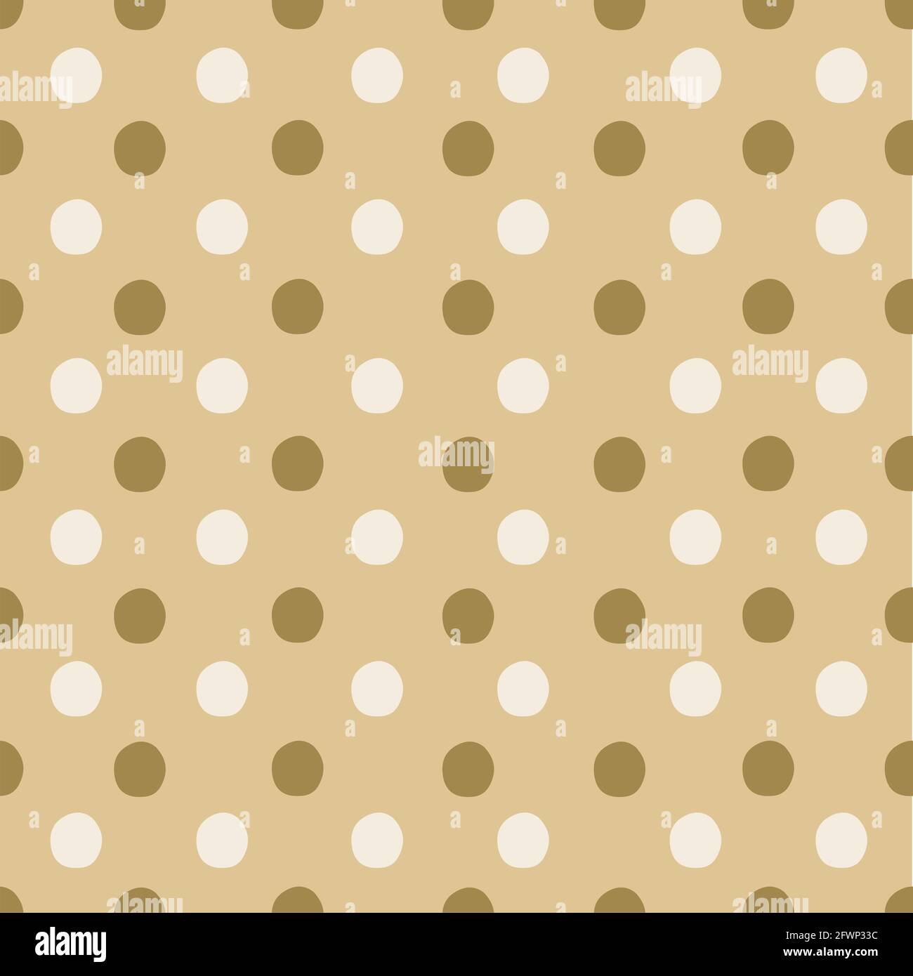 Polka dots seamless pattern vector, Stock Vector