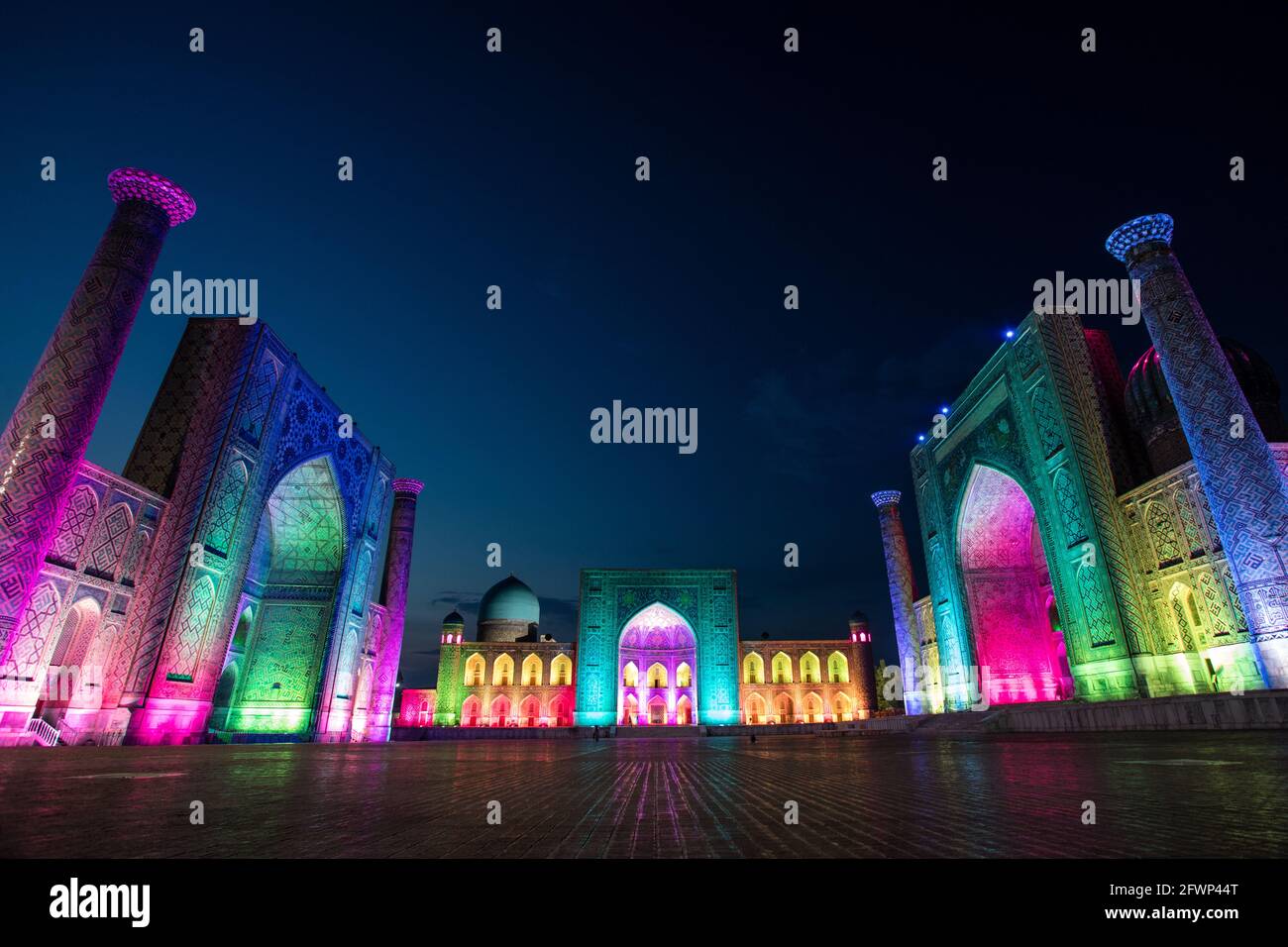 The Registan complex in Samarkand, Uzbekistan Stock Photo - Alamy