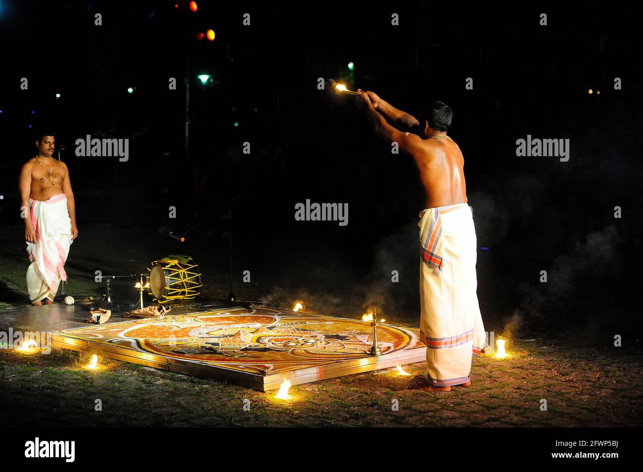 Koldyla Ritual Mudijettu. Kerala temple ritual theater,Mudijettu. Ritual theater from ...