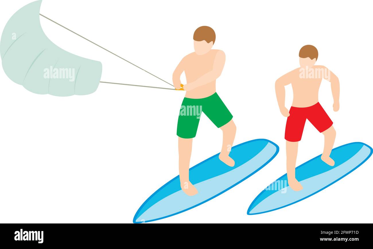 Water sport icon. Isometric illustration of water sport vector icon for ...