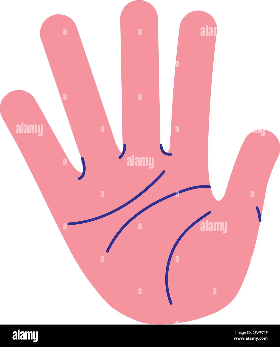 human hand stop gesture icon Stock Vector Image & Art - Alamy