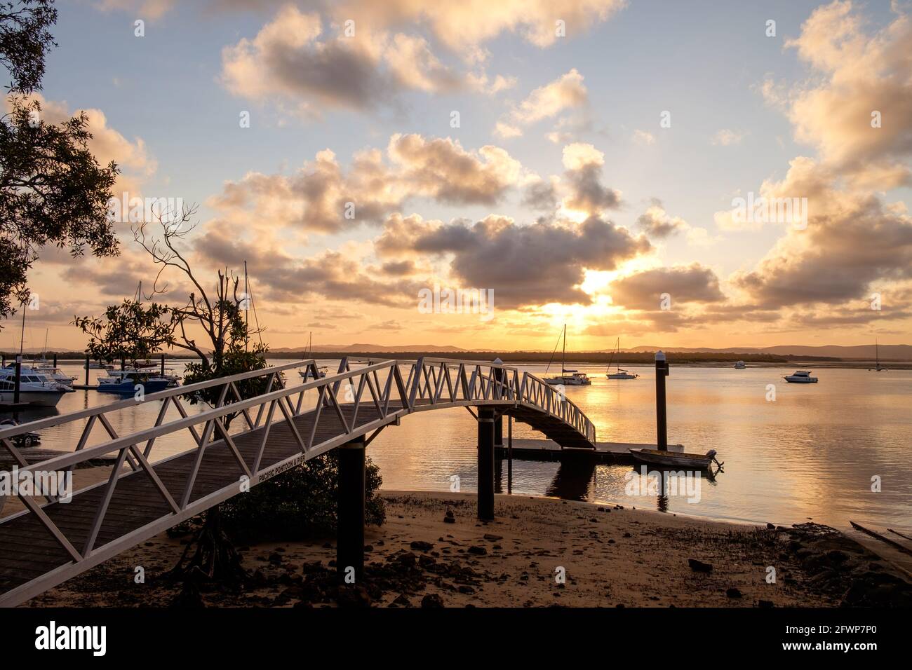 Agnes Water sunset Stock Photo Alamy