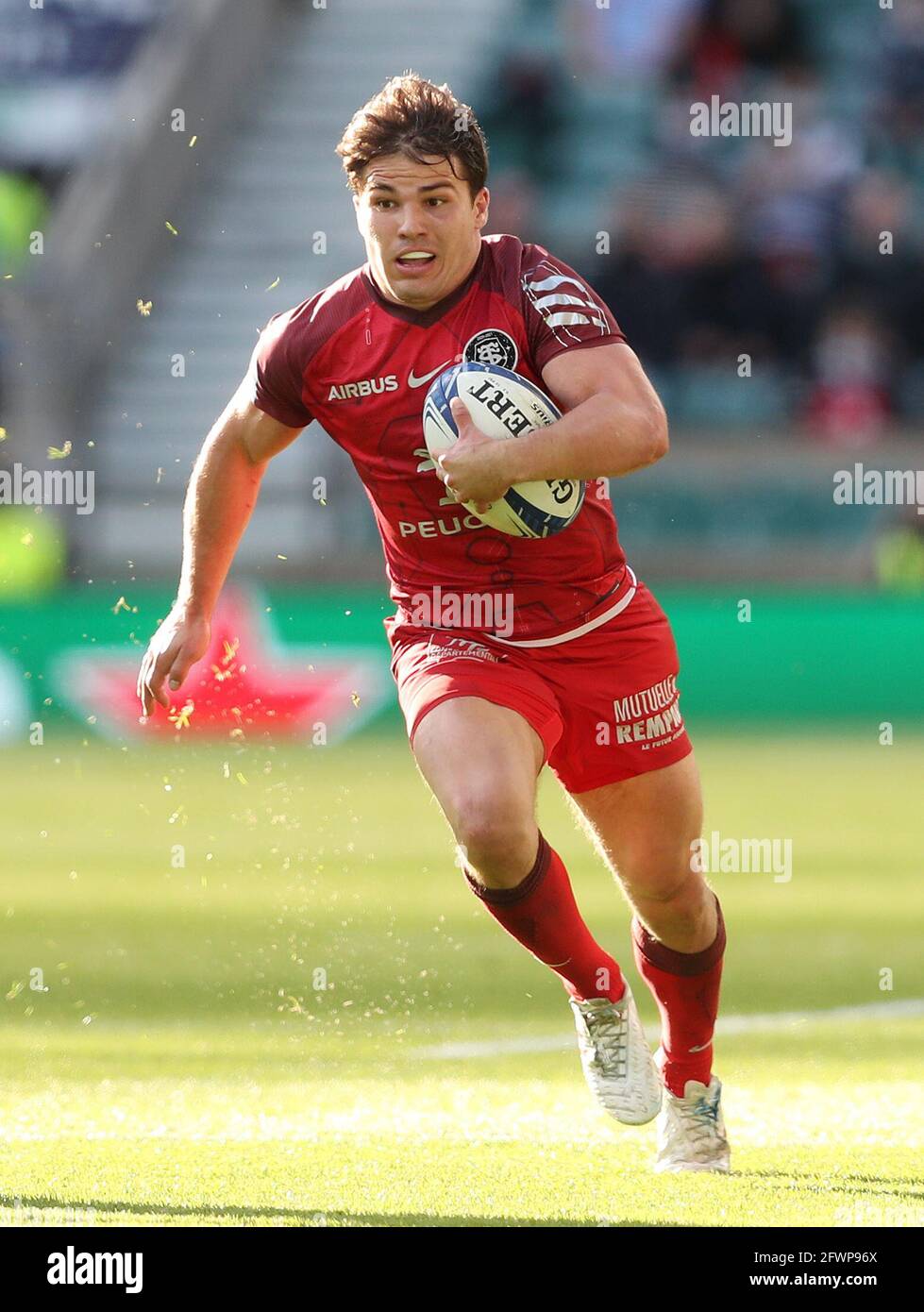 Toulouse S Antoine Dupont During The Heineken Champions Cup 21 Final Match At Twickenham Stadium London Picture Date Saturday May 22 21 Stock Photo Alamy