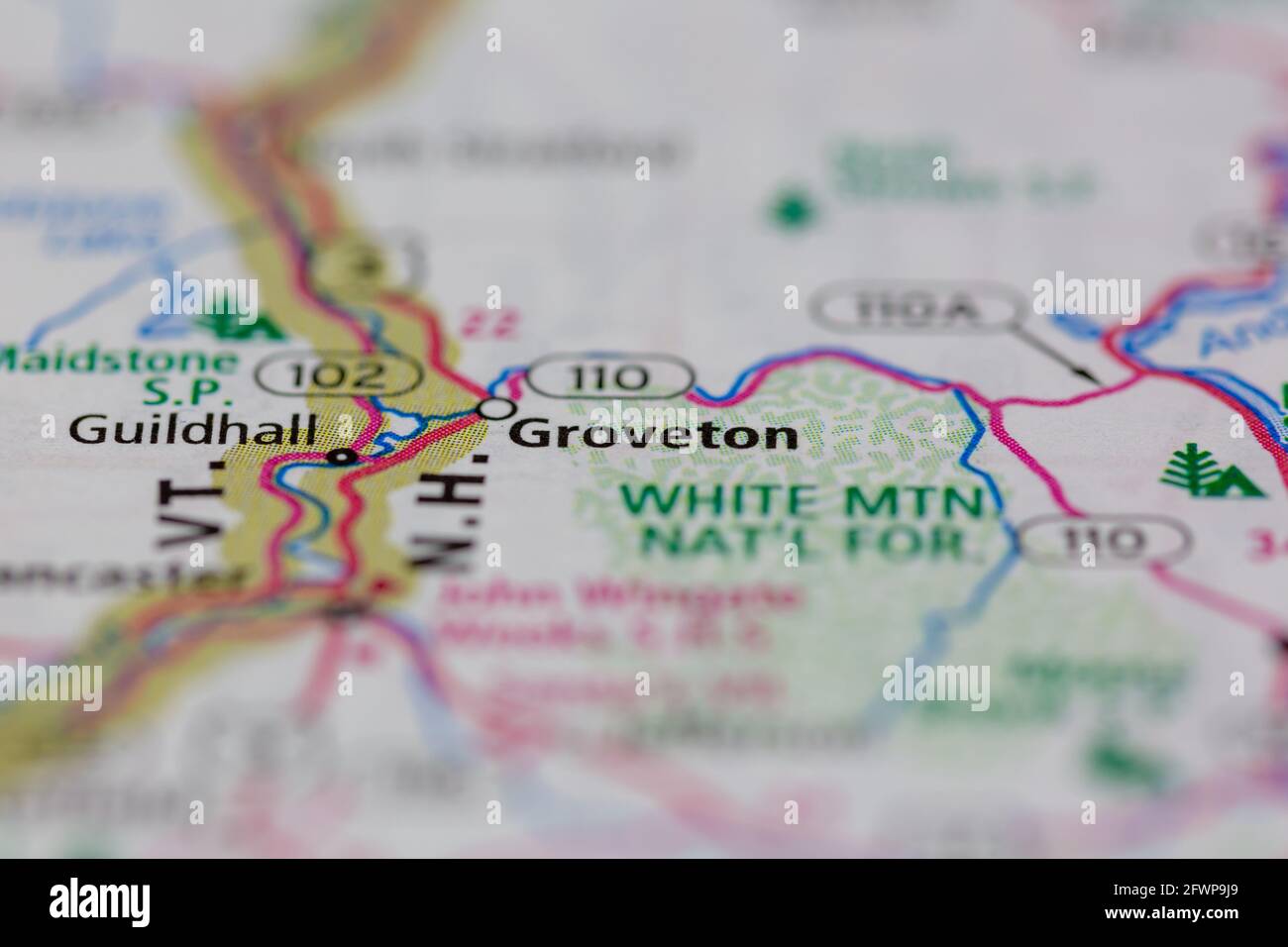 Groveton new hampshire map hires stock photography and images Alamy