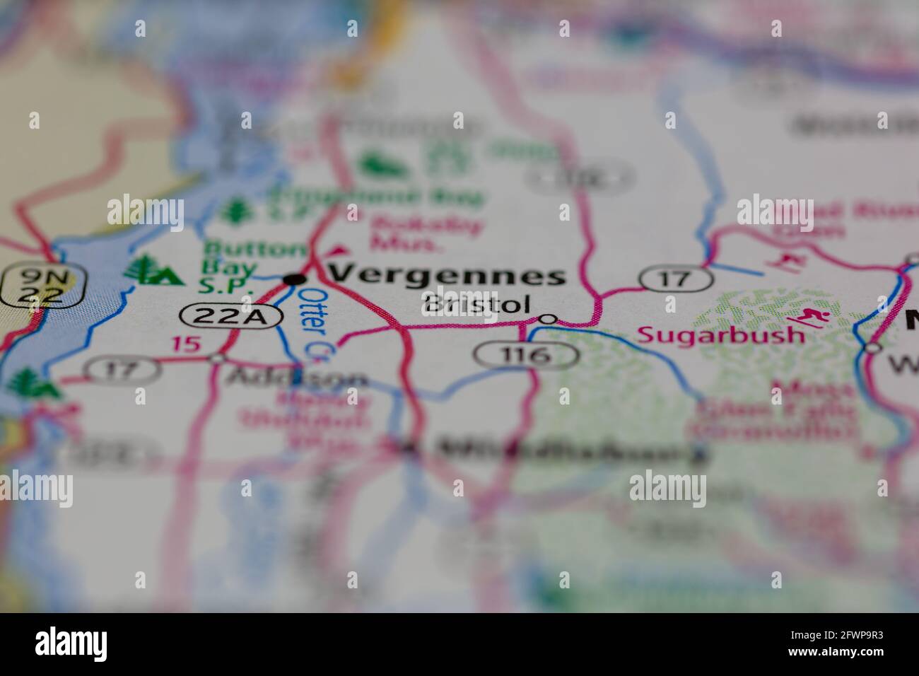 Bristol New Hampshire USA shown on a Geography map or Road map Stock Photo Alamy