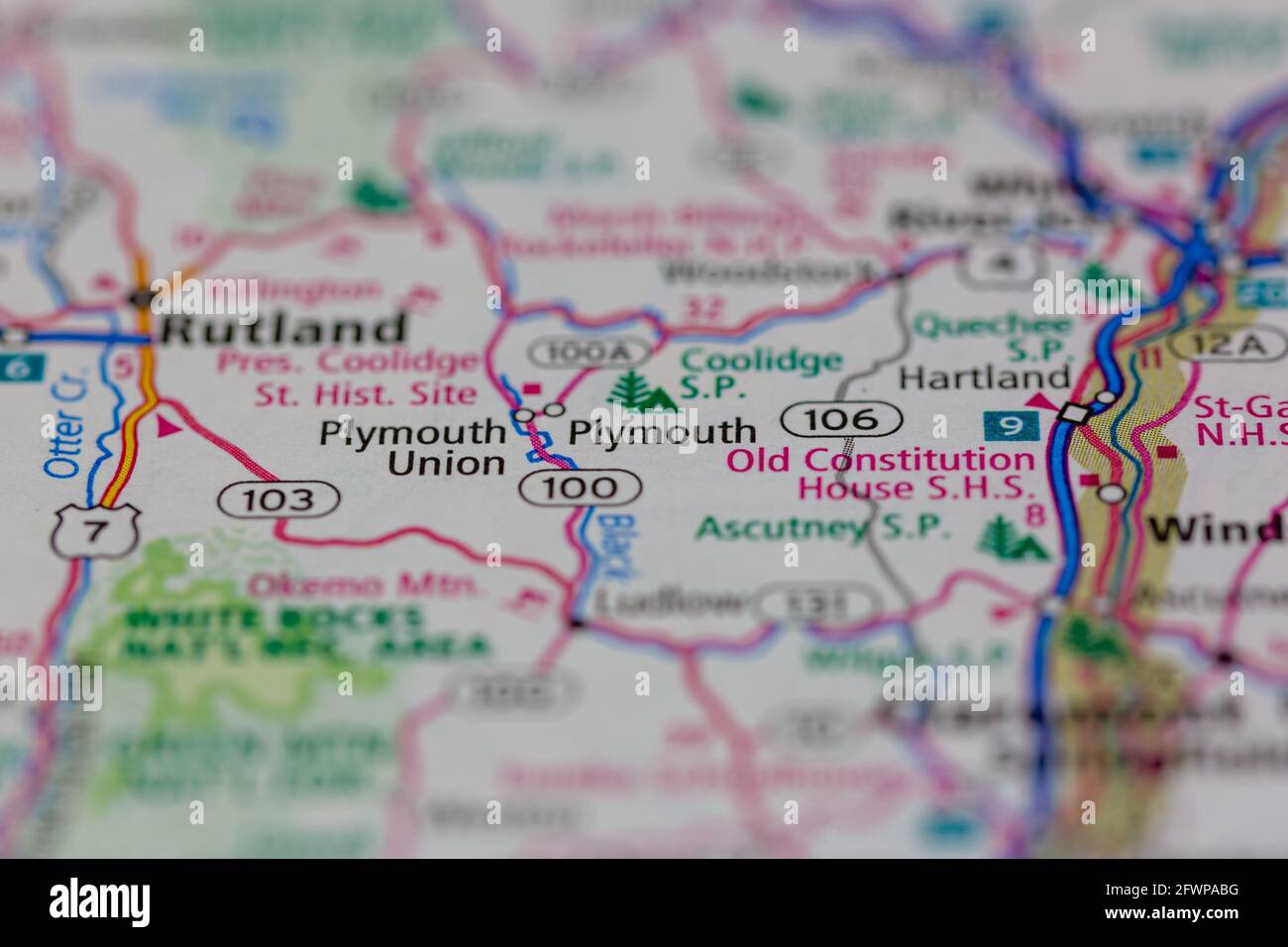 Plymouth new hampshire map hires stock photography and images Alamy