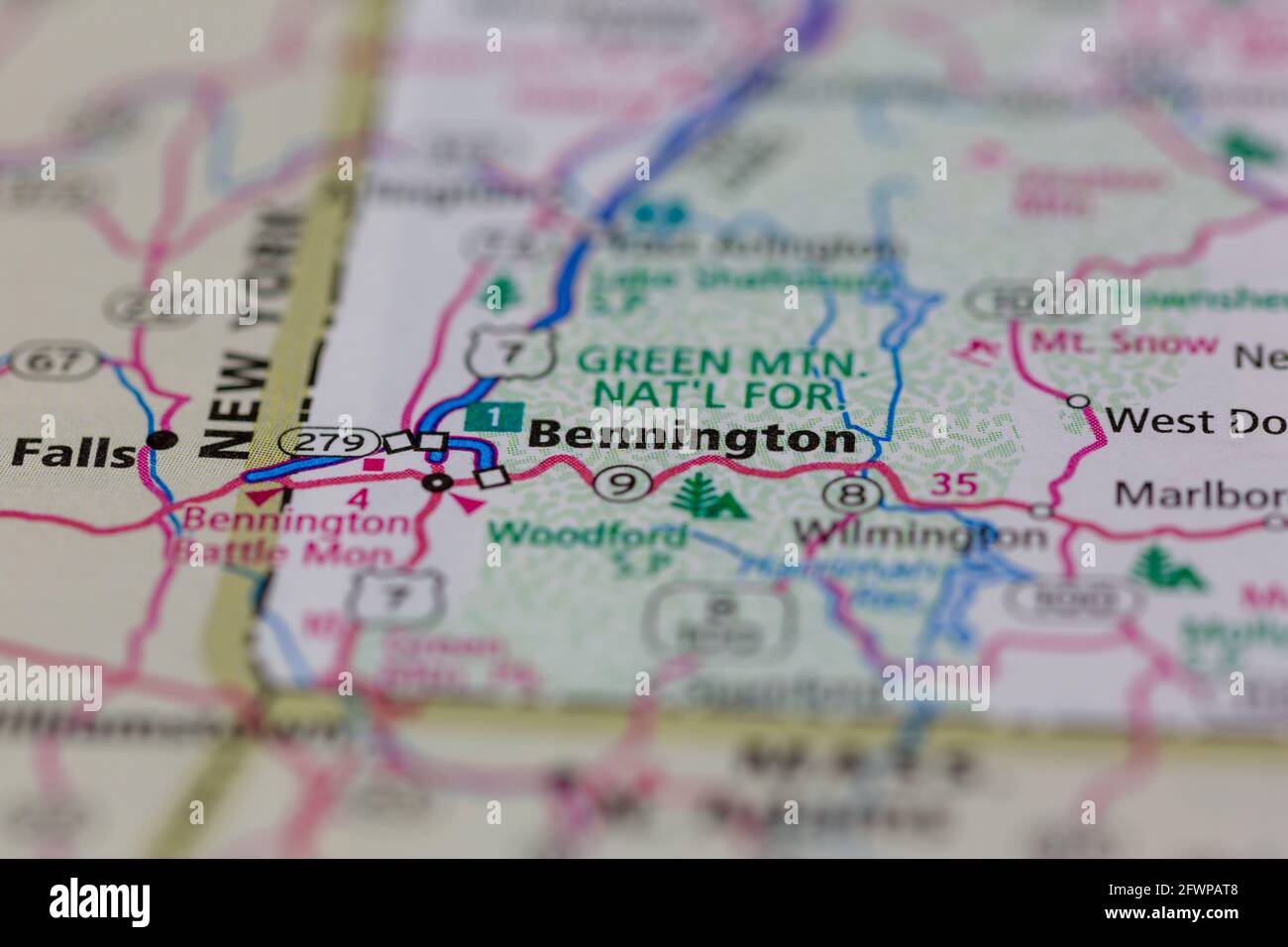 Bennington new hampshire map hires stock photography and images Alamy