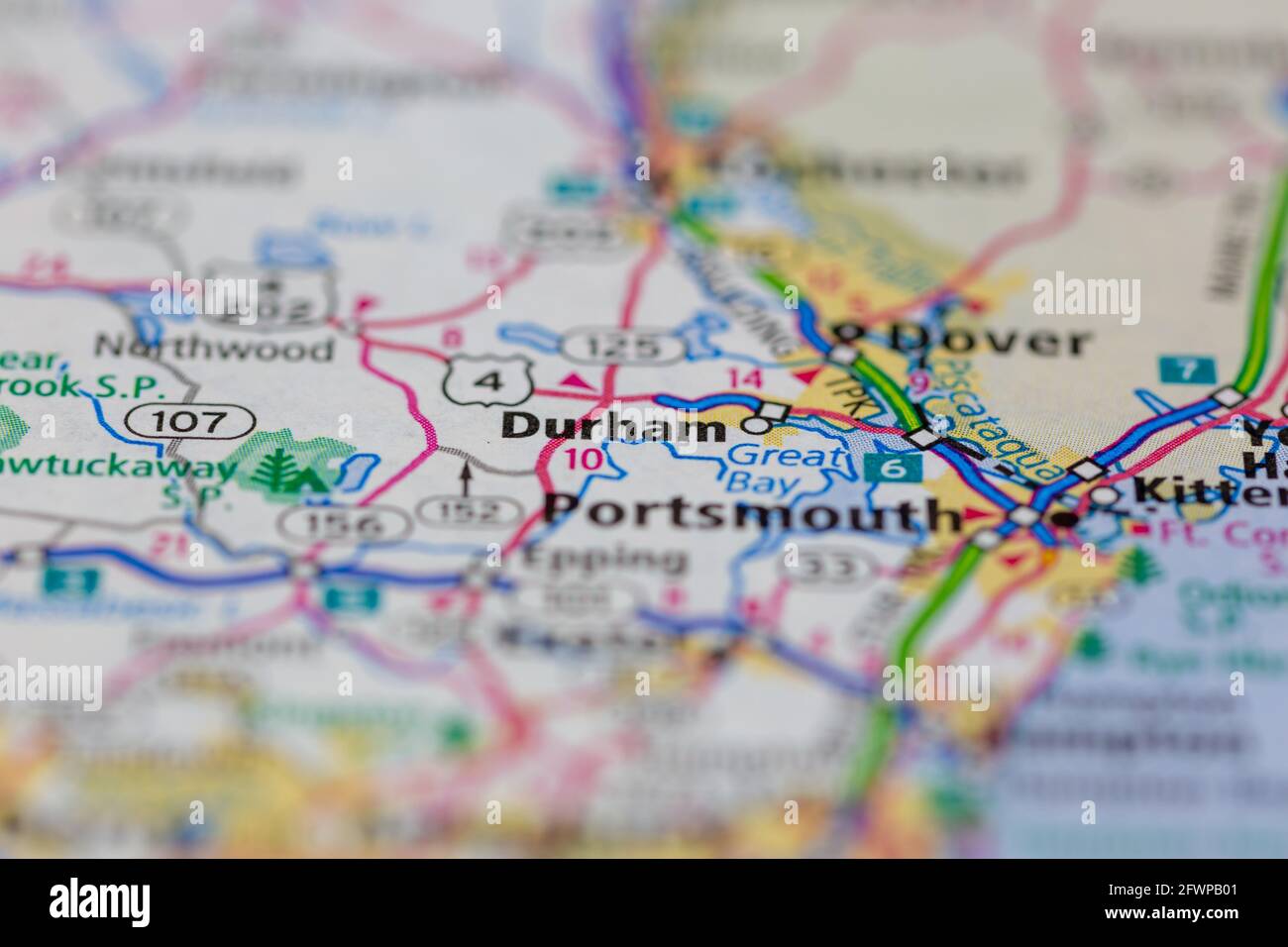 Map of durham new hampshire hires stock photography and images Alamy