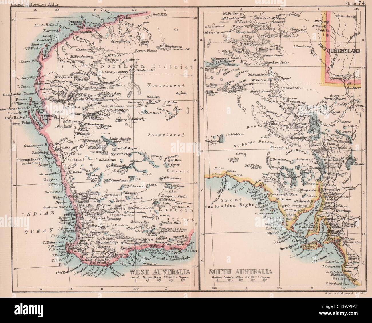 Map of south australia hi-res stock photography and images - Alamy