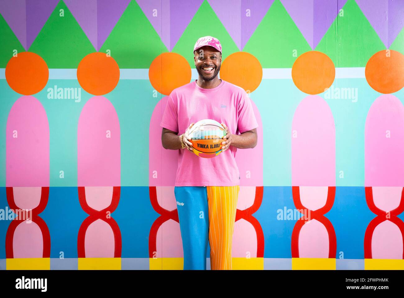 EDITORIAL USE ONLY BritishNigerian artist, Yinka Ilori unveils an