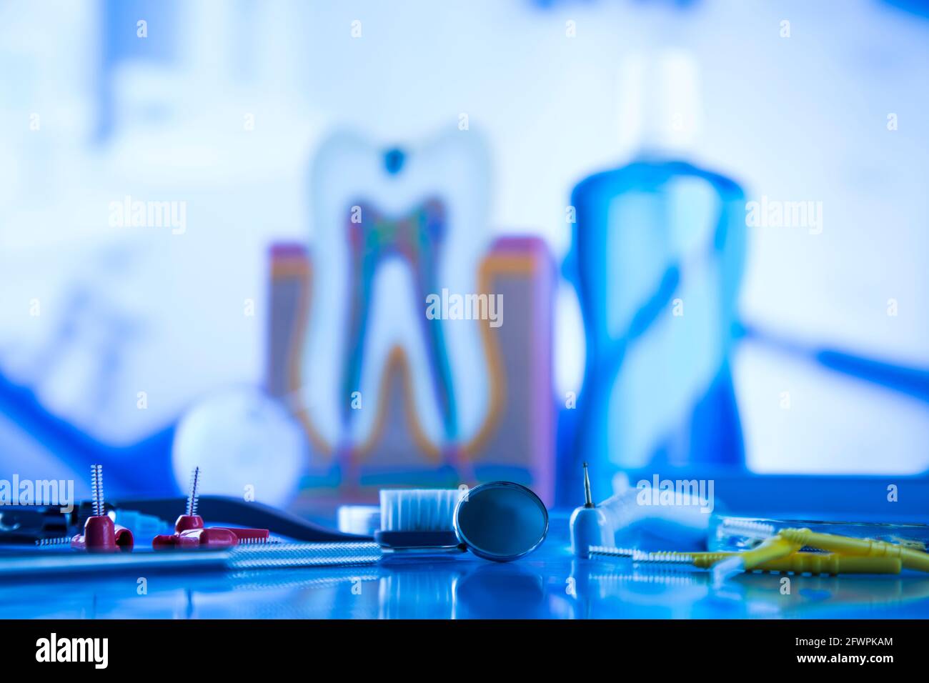 Dental clinic interior, medicine equipment tools Stock Photo Alamy