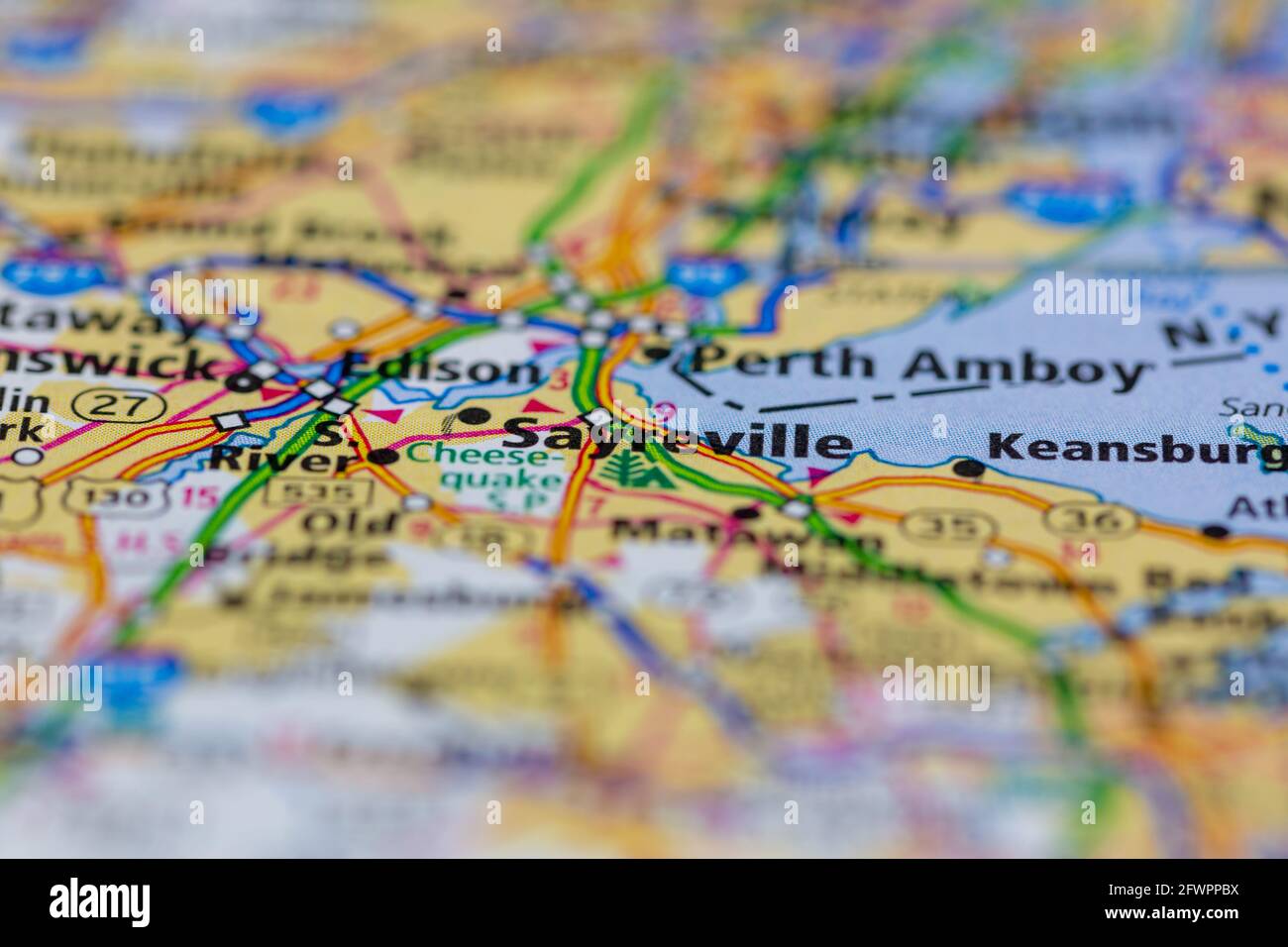 Map of sayreville new jersey hires stock photography and images Alamy