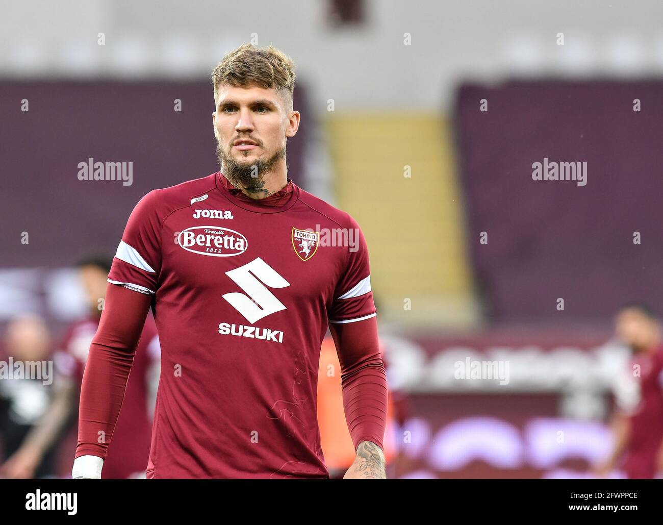 Torino FC players celebrate during the Serie A 2020/21 match between Torino  FC and Benevento Calcio at Stadio Olimpico Grande Torino on May 23, 2021 in  Turin, Italy - Photo ReporterTorino / LiveMedia Stock Photo - Alamy