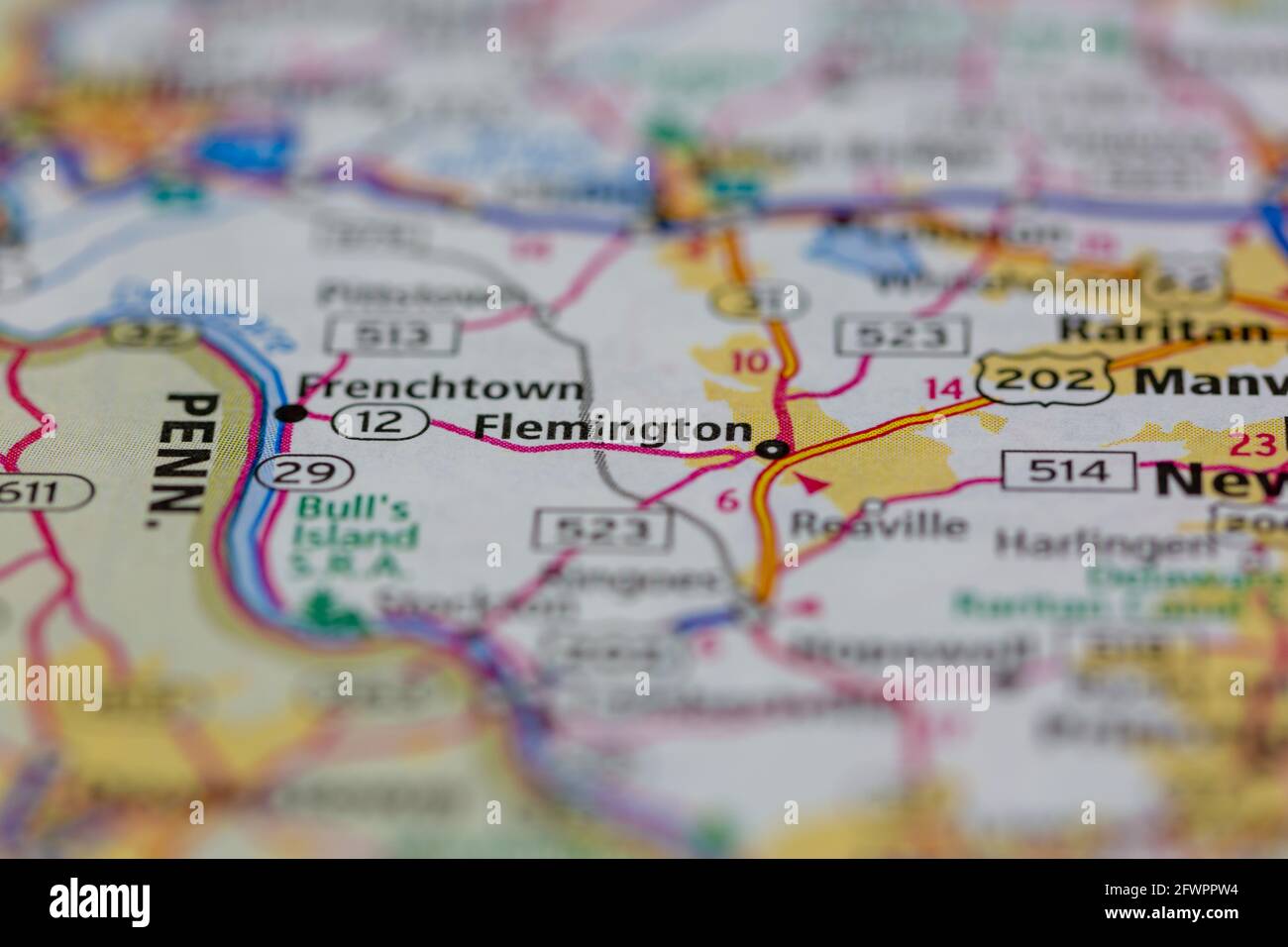 Flemington map hires stock photography and images Alamy