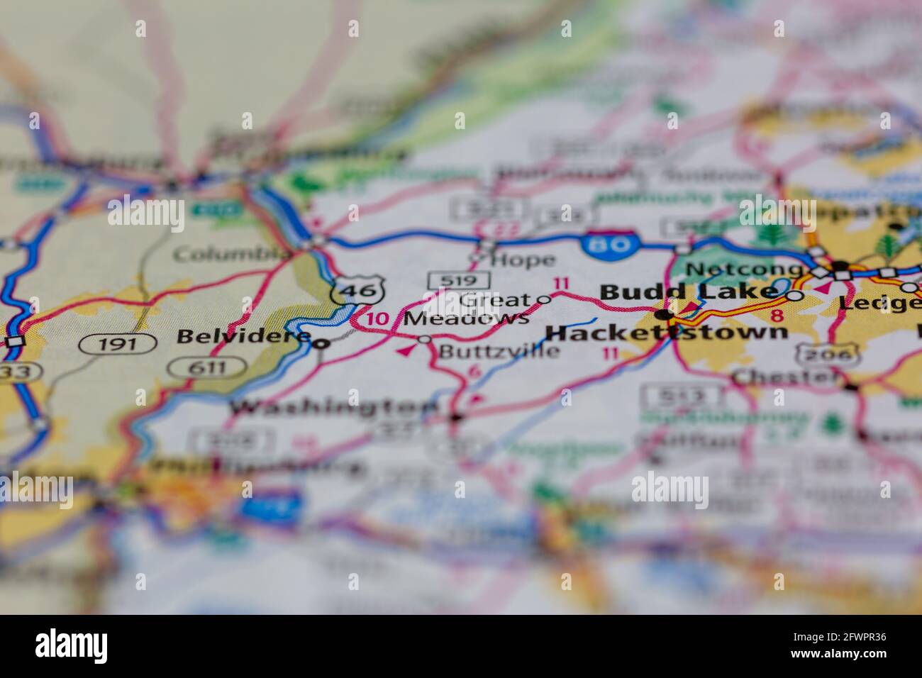 Great meadows new jersey map hires stock photography and images Alamy
