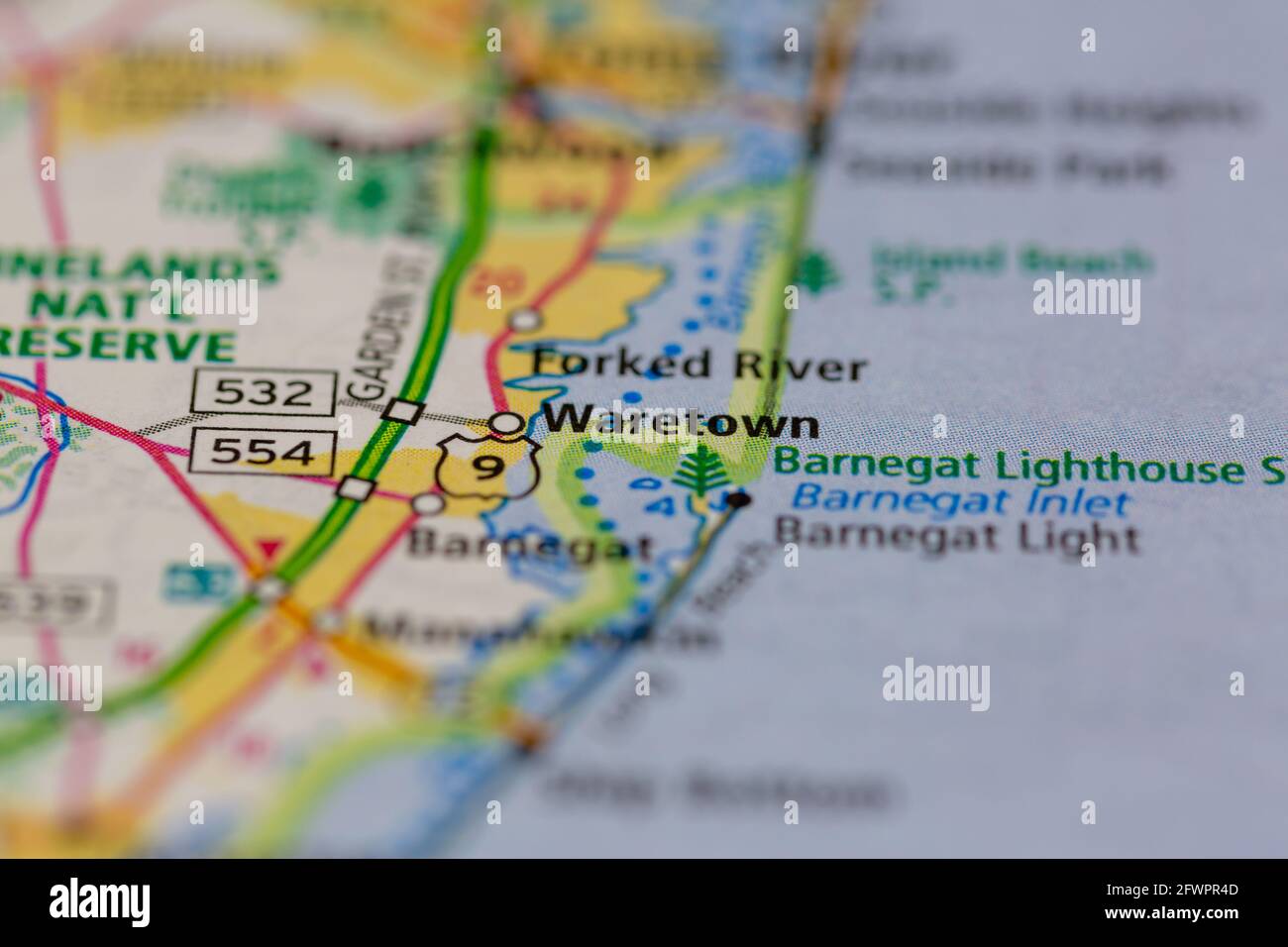 Waretown map hires stock photography and images Alamy
