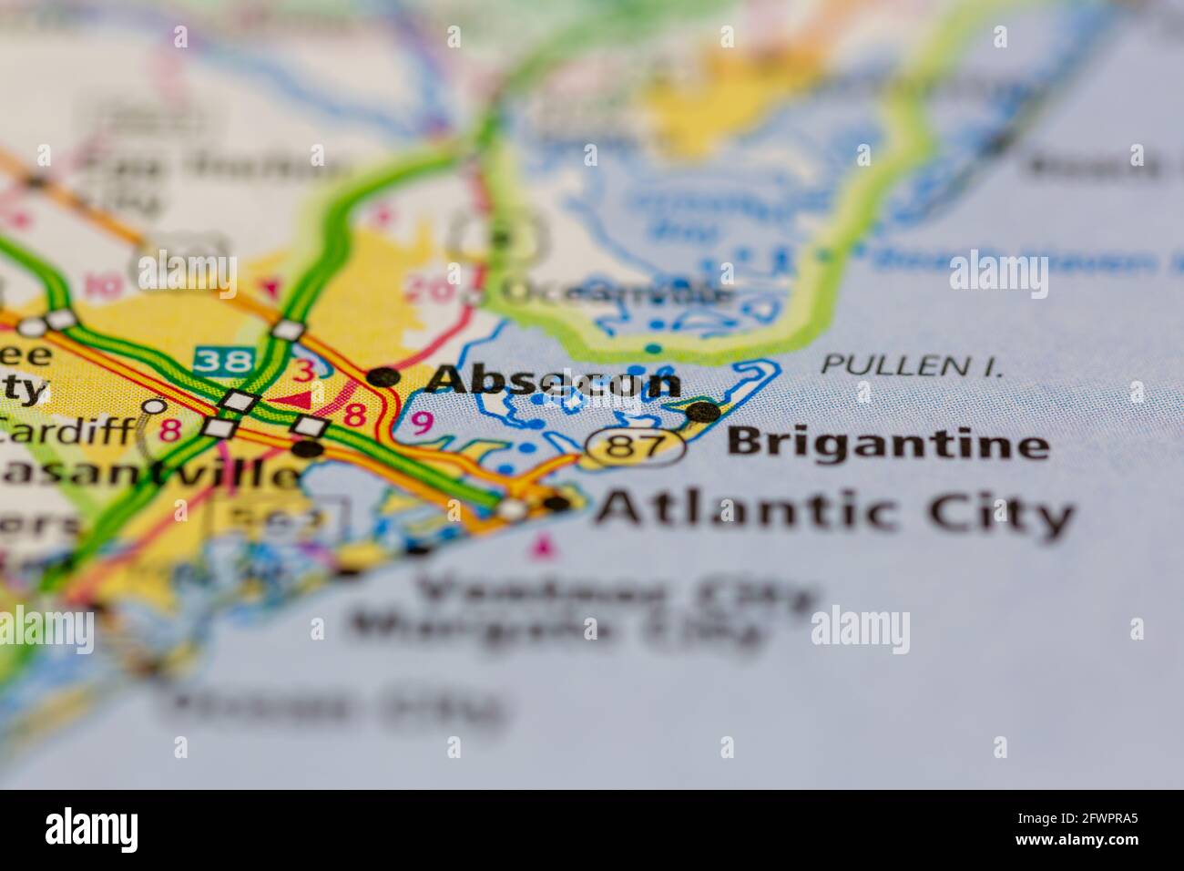 Map of absecon hires stock photography and images Alamy