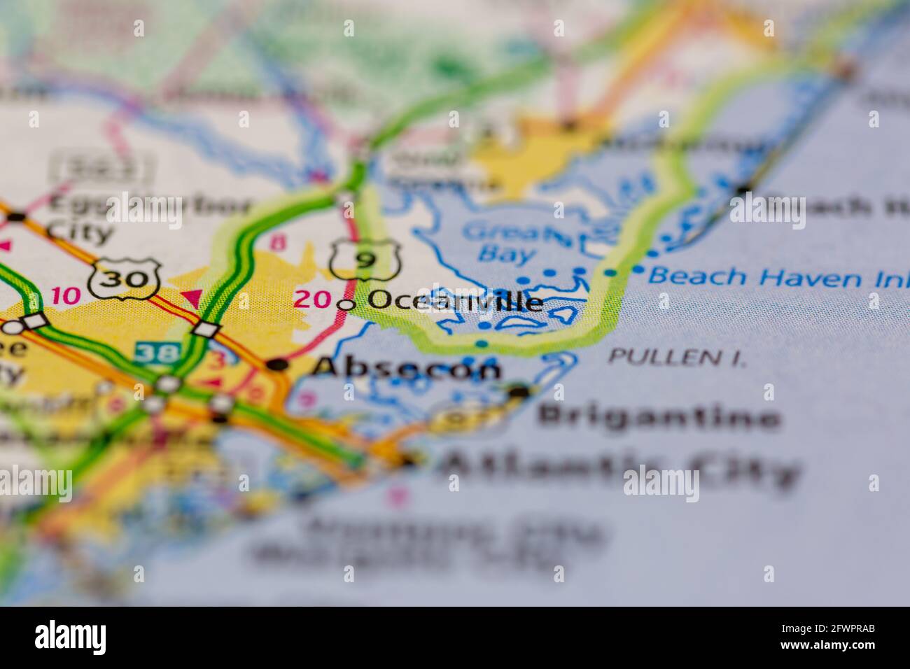 Oceanville New Jersey Map Hi-res Stock Photography And Images - Alamy