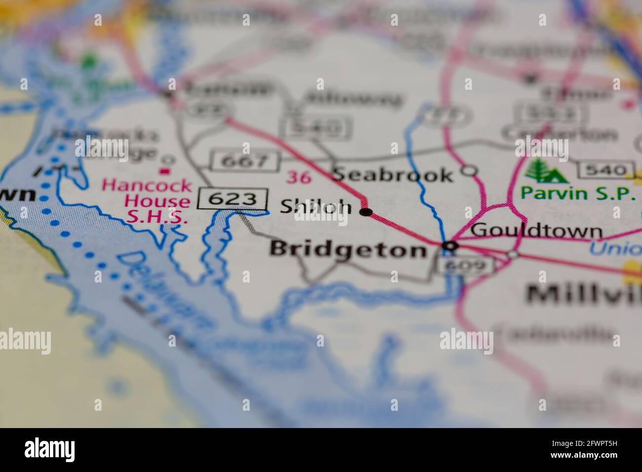 Map of shiloh new jersey hires stock photography and images Alamy