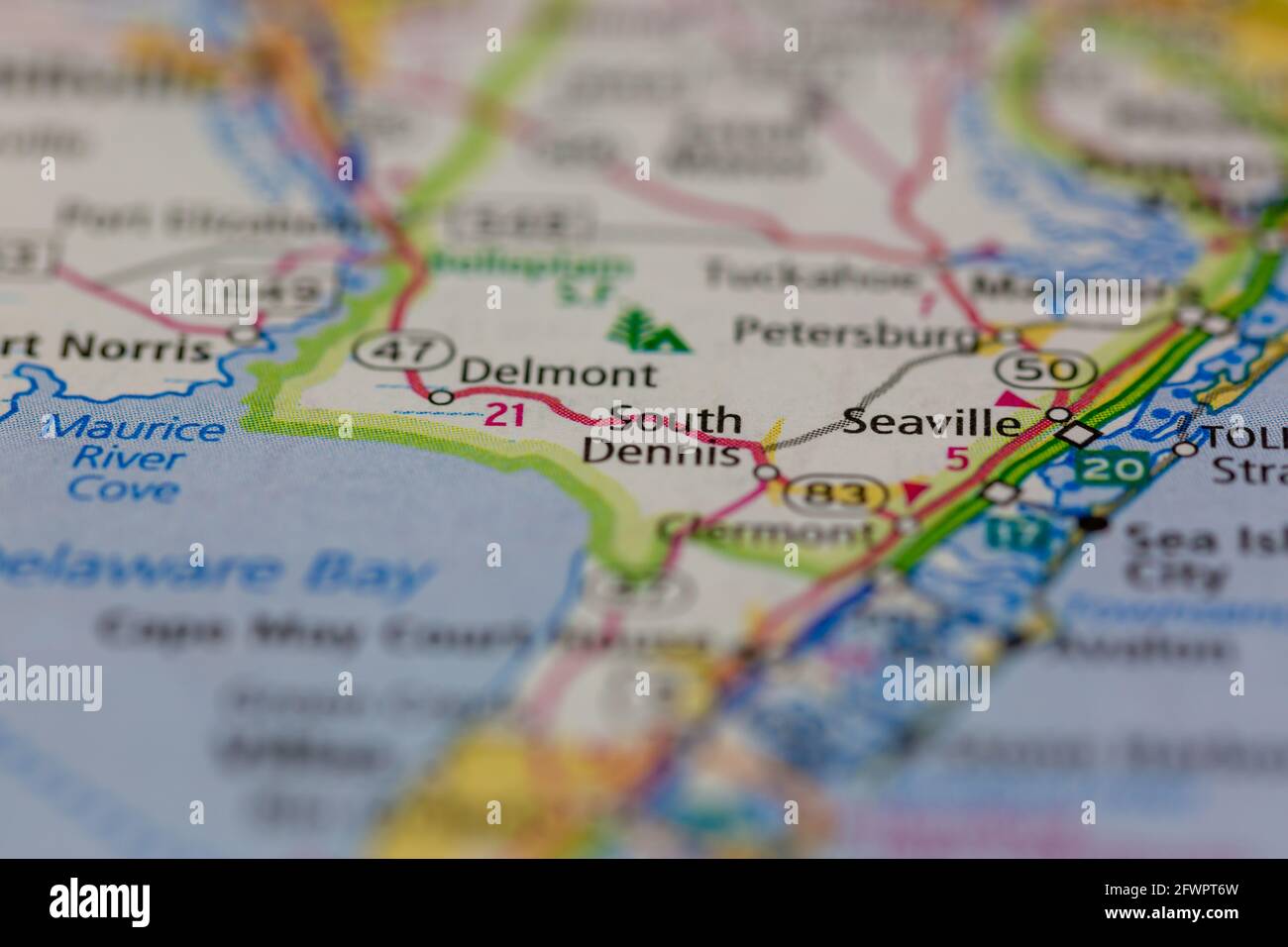 Map of south dennis hires stock photography and images Alamy