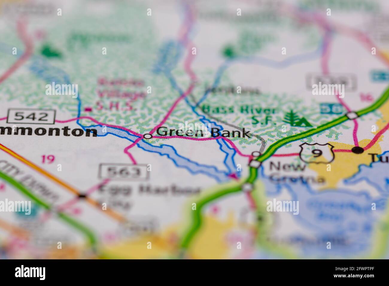 Map of green bank new jersey hires stock photography and images Alamy