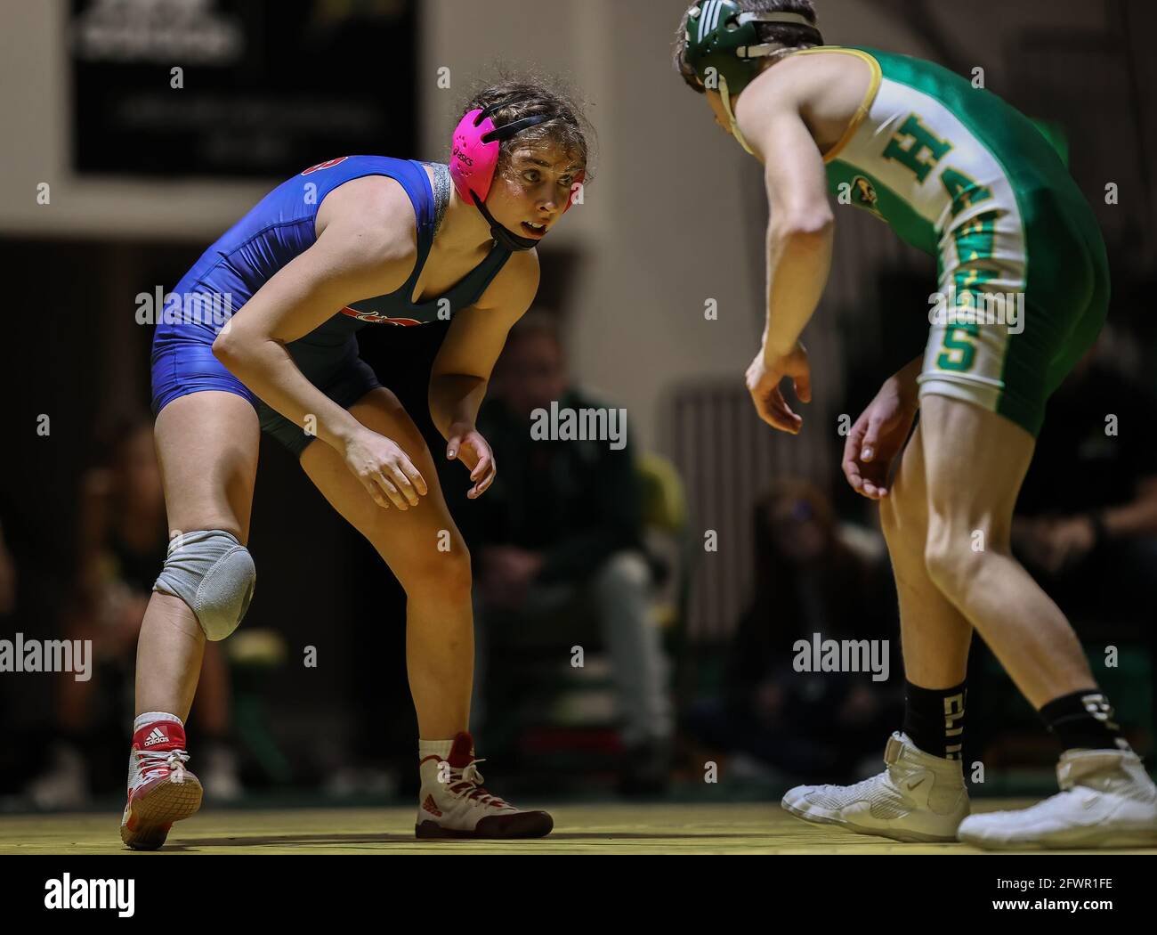 High School wrestling action under the spotlight with Coeur d'Alene vs