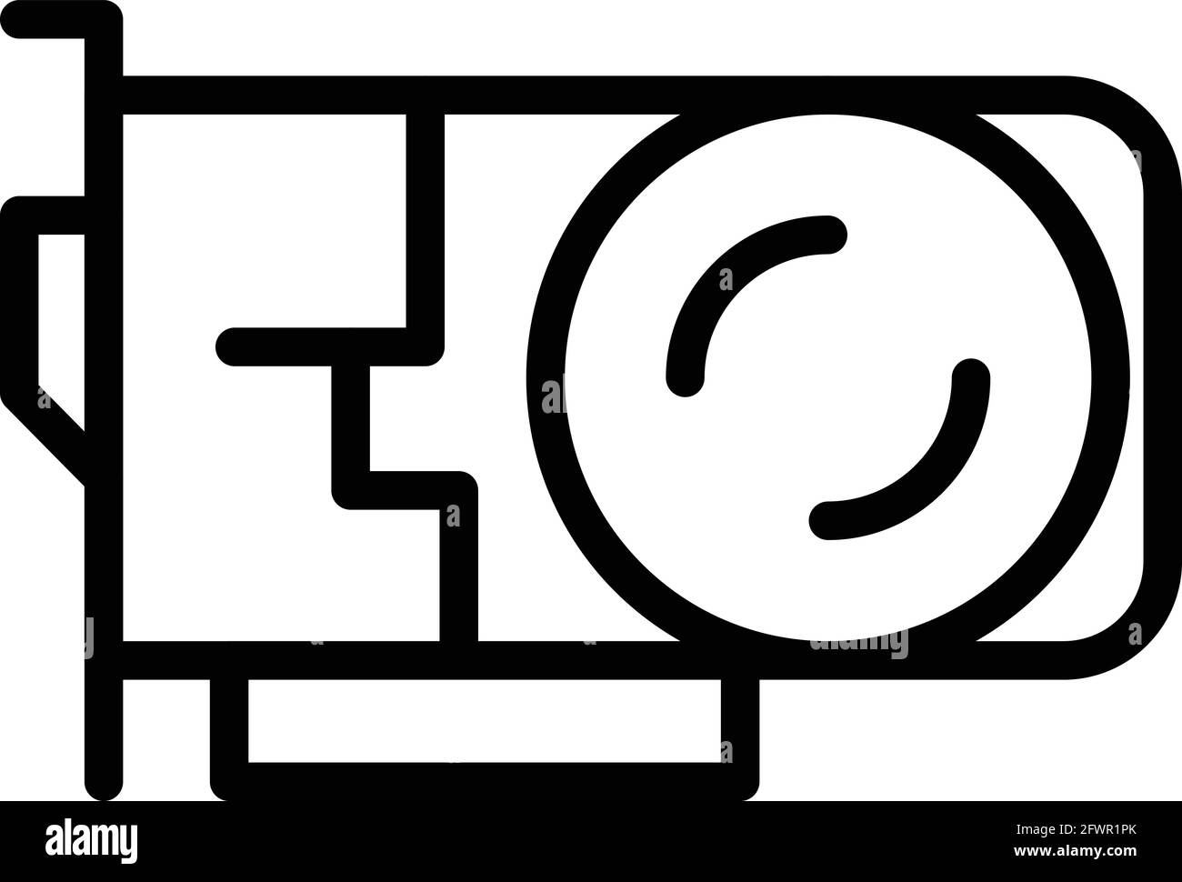 Laptop repair icon. Outline Laptop repair vector icon for web design isolated on white background Stock Vector