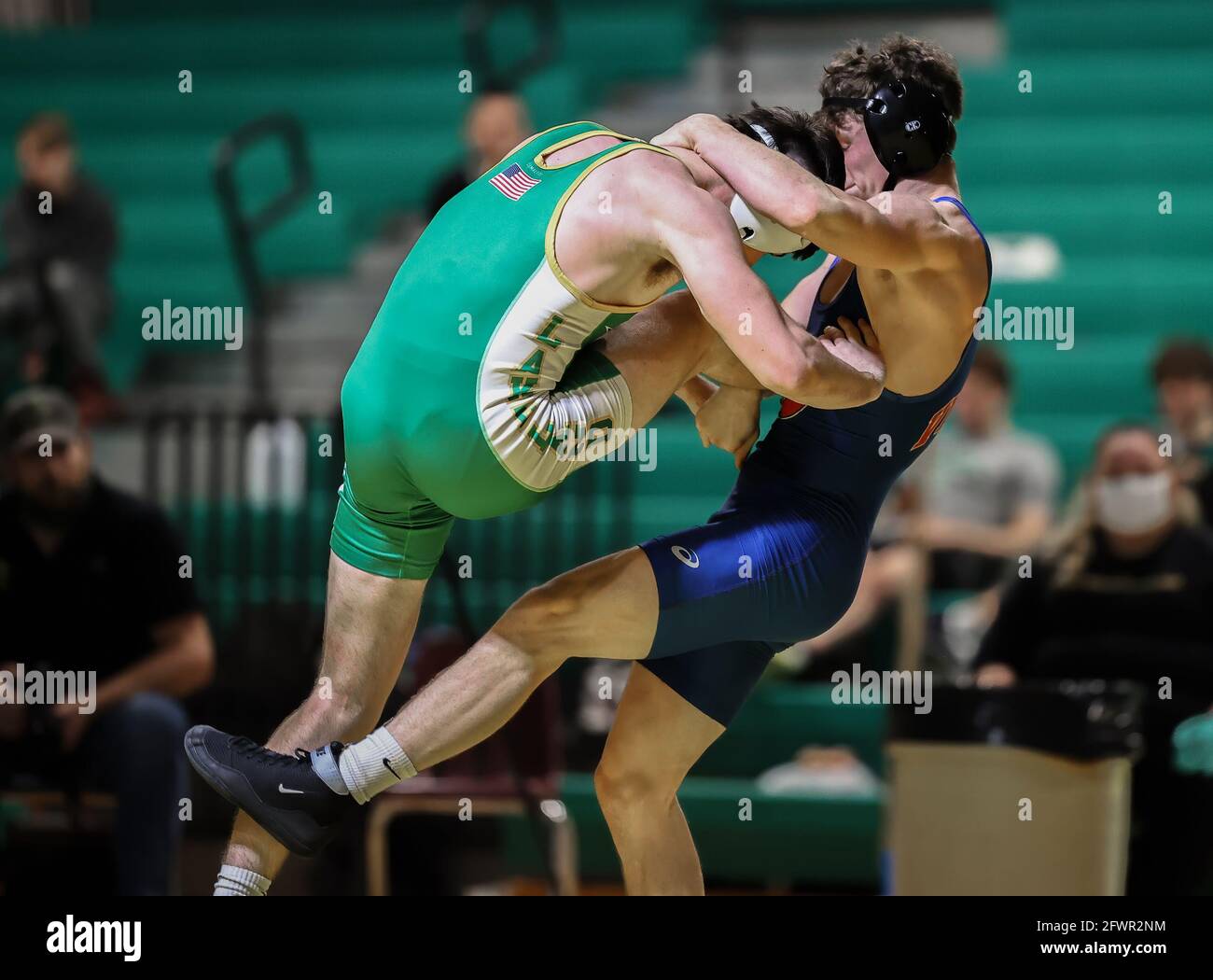 High School wrestling action under the spotlight with Coeur d'Alene vs