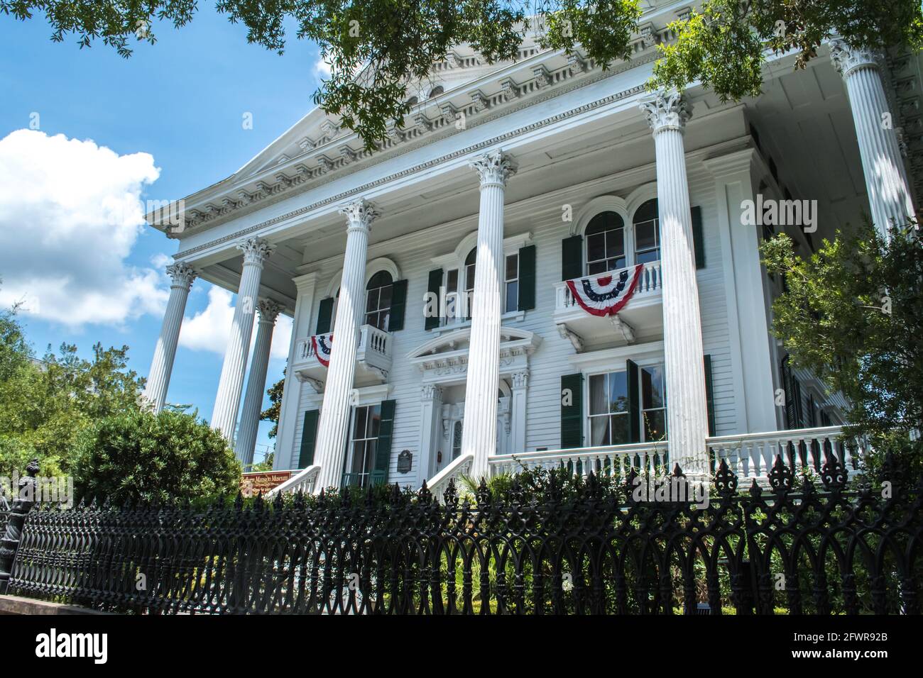 Bellamy Mansion in Wilmington, NC Stock Photo