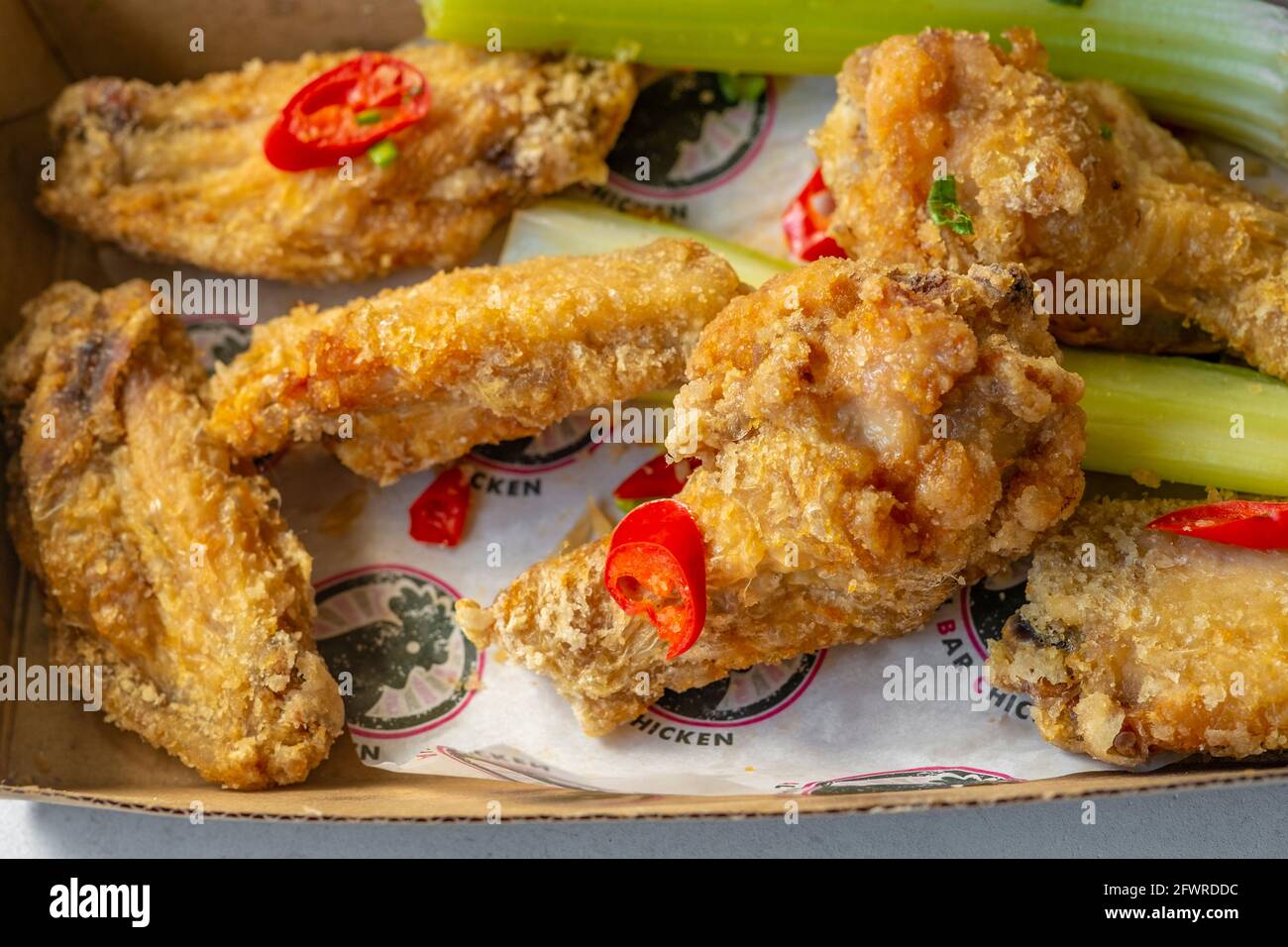 Deepfried Crispy Buttermilk Chicken Stock Photo Alamy
