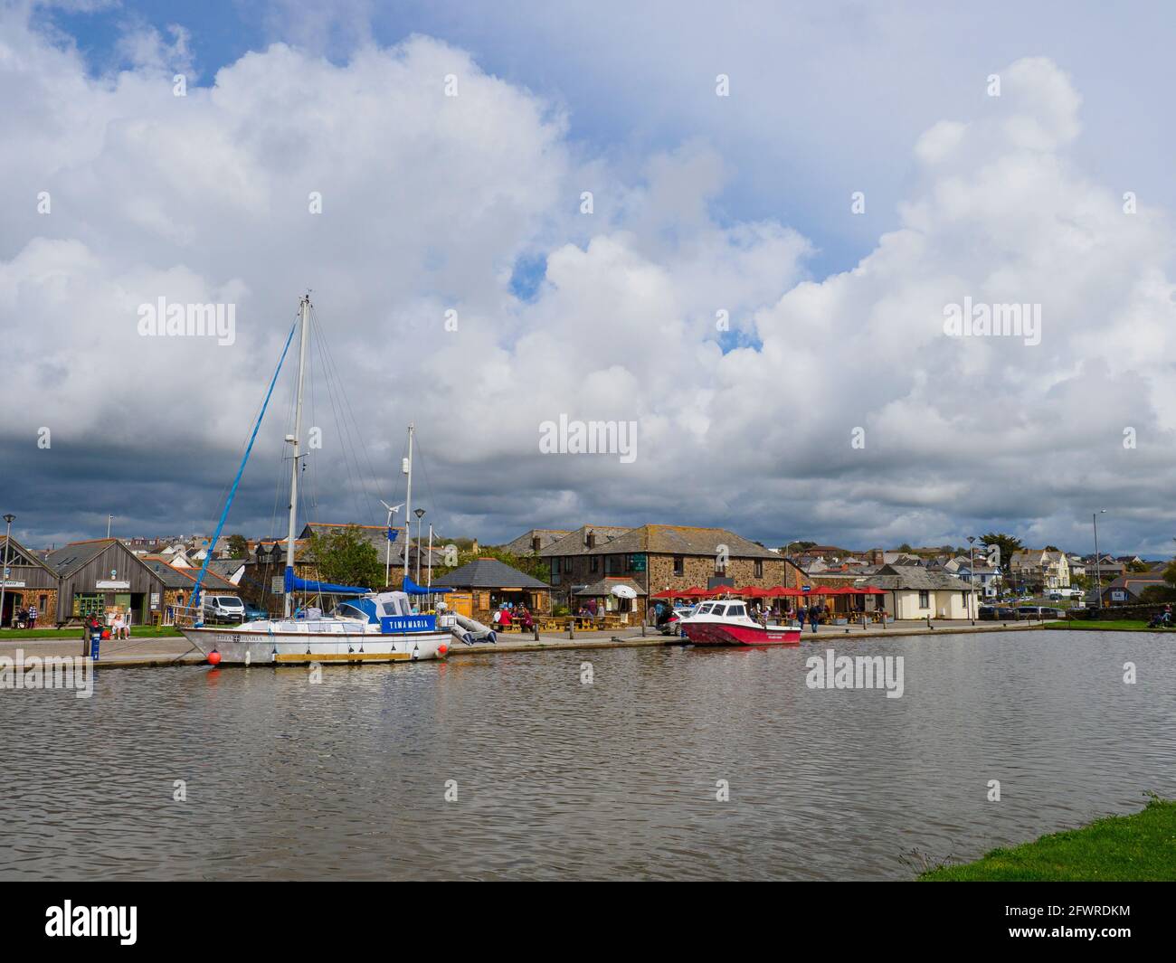 Bude Canal Basin, Bude, Cornwall, UK Stock Photo
