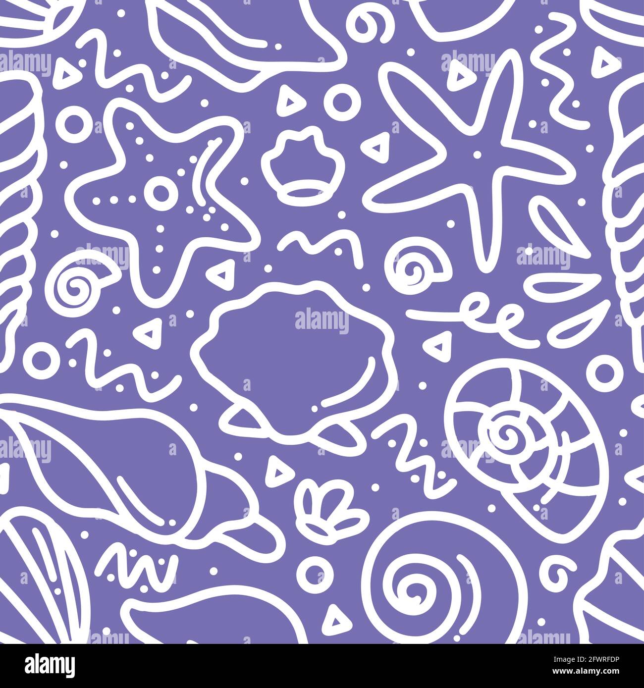 doodle set of sea animals hand drawing Stock Vector Image & Art - Alamy