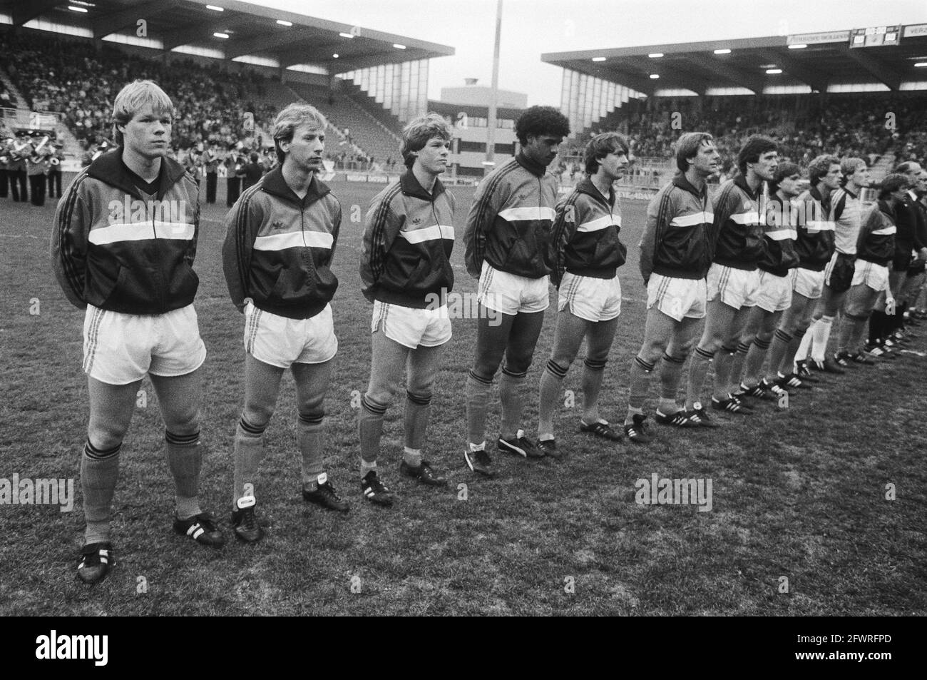 Dutch national team, April 27, 1983, group photos, soccer, matches, The Netherlands, 20th century press agency photo, news to remember, documentary, historic photography 1945-1990, visual stories, human history of the Twentieth Century, capturing moments in time Stock Photo