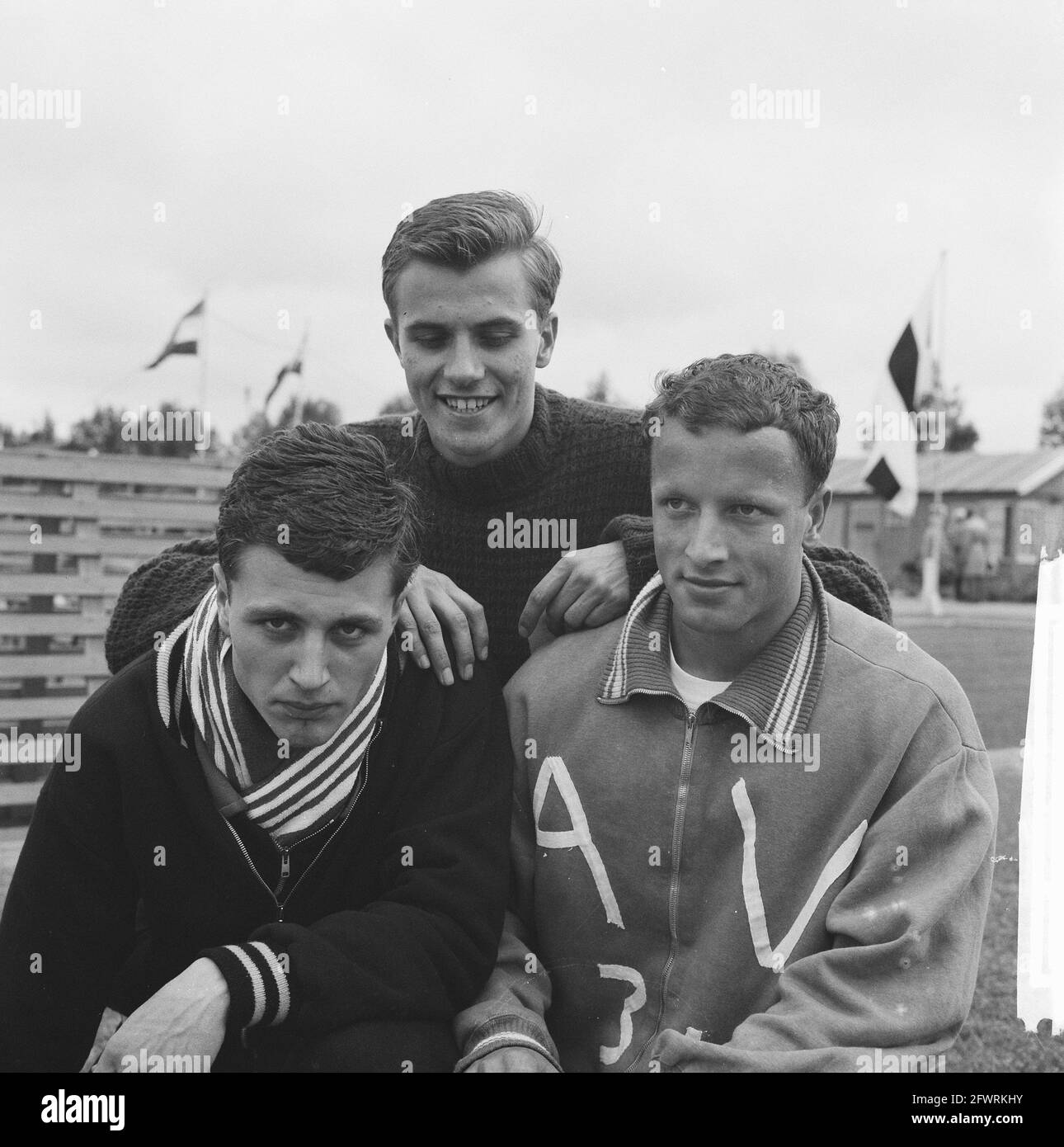 Dutch National Championships in Athletics in Delft (coup, 1 July 1962, ATLETIEK, The Netherlands, 20th century press agency photo, news to remember, documentary, historic photography 1945-1990, visual stories, human history of the Twentieth Century, capturing moments in time Stock Photo