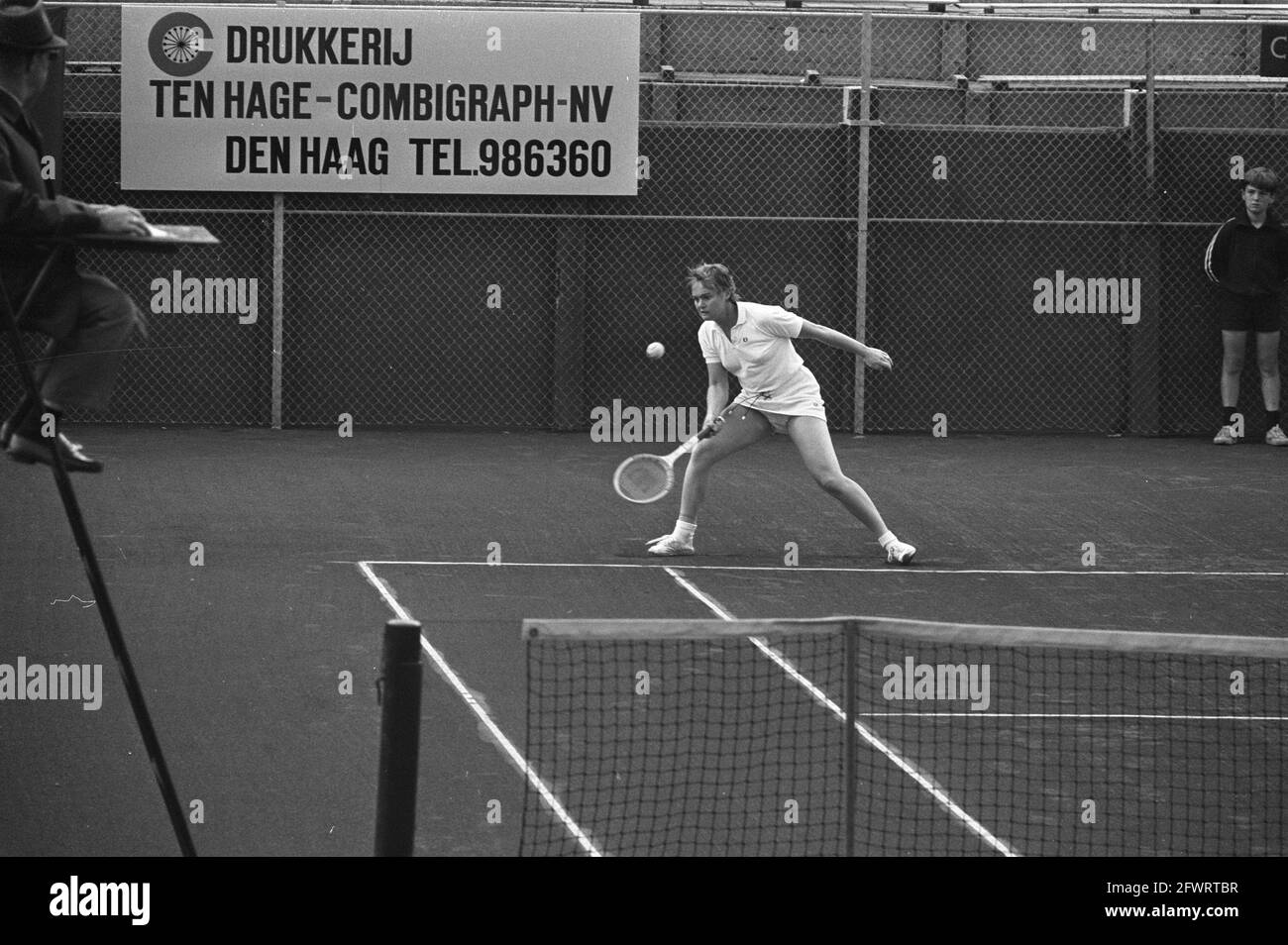 Dutch tennis championships 1971 scheveningen hires stock photography