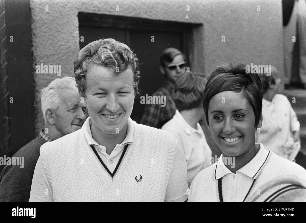 Dutch tennis championships at Scheveningen. Champion ladies double miss  Salome (France), August 11, 1967, championships, tennis, The Netherlands,  20th century press agency photo, news to remember, documentary, historic  photography 1945-1990, visual ...