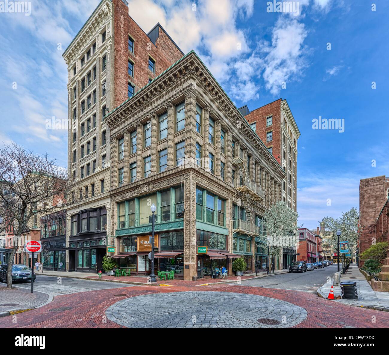 Tilden-Thurber Building, 292 Westminster Street Stock Photo