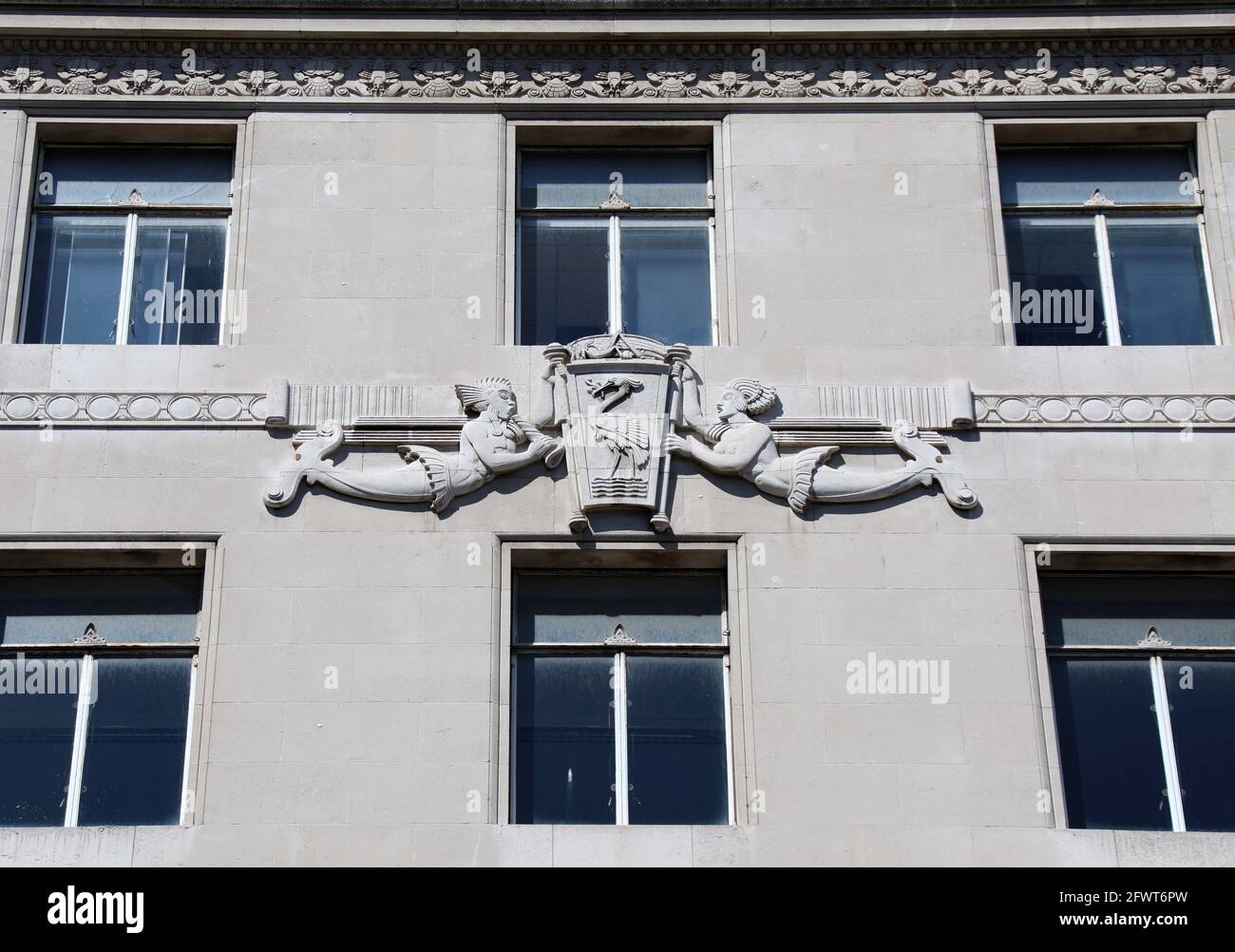 Martins Bank Building at Water Street in Liverpool Stock Photo