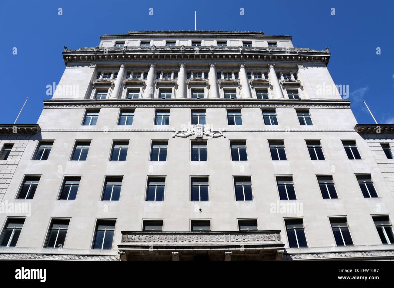 Martins Bank Building at Water Street in Liverpool Stock Photo
