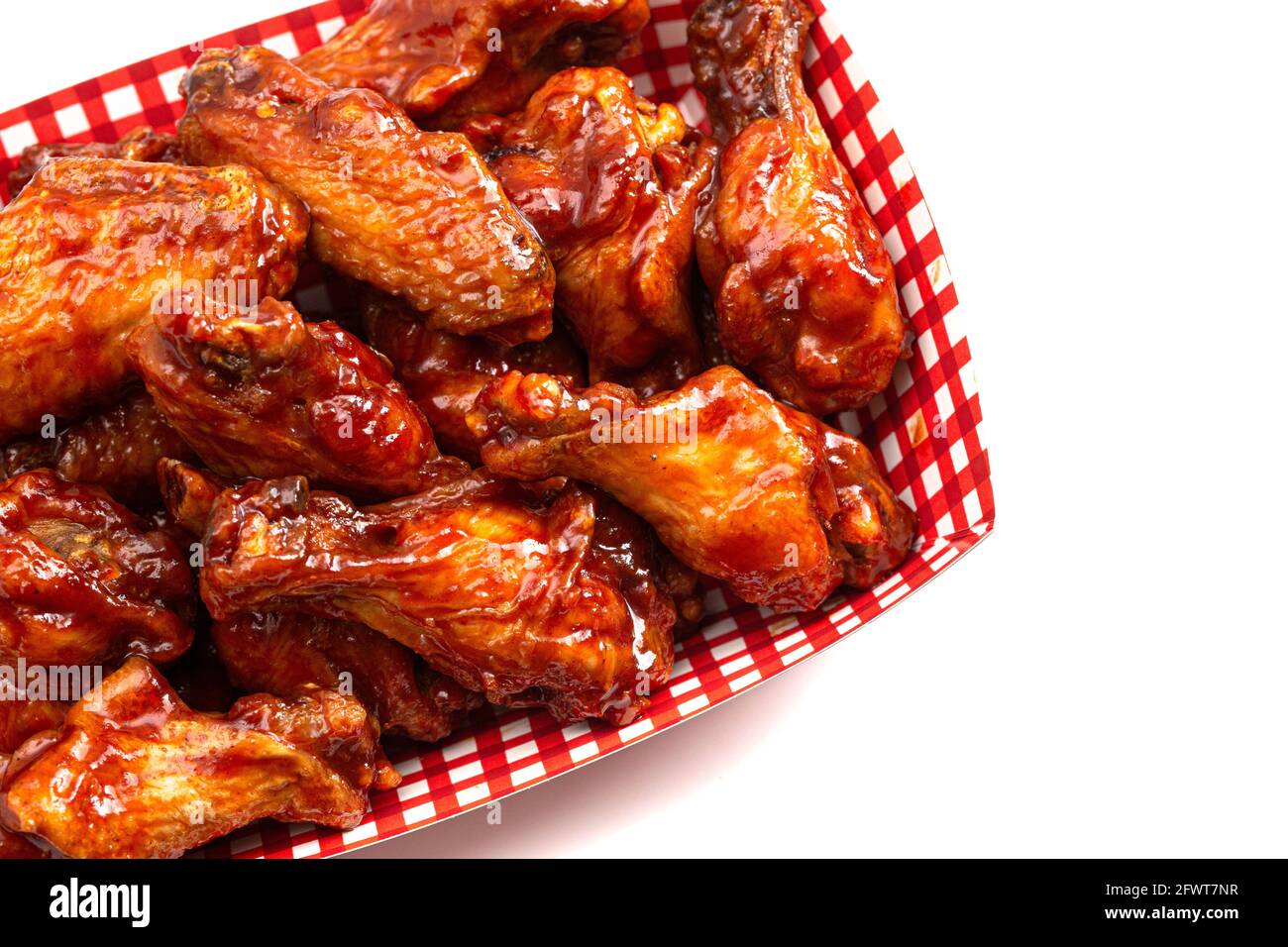 Barbecue Traditional Chicken Wings with Bone In Stock Photo Alamy